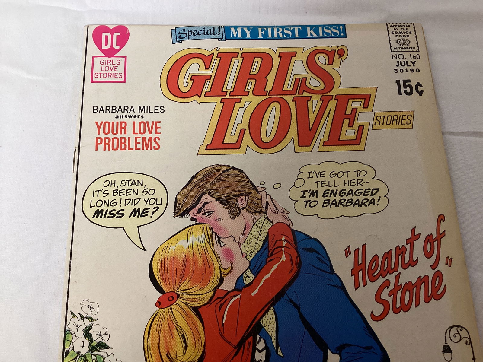 Girls' Love Stories 160 DC Comic Book - 2