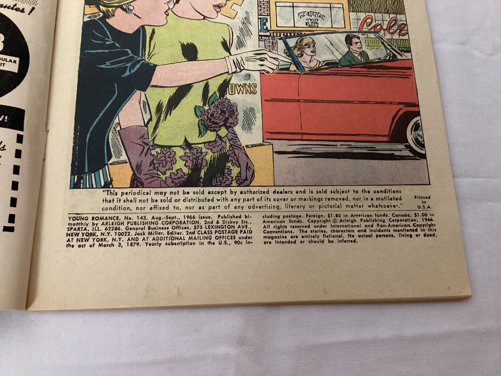 Young Romance 143 DC Comic Book - 7