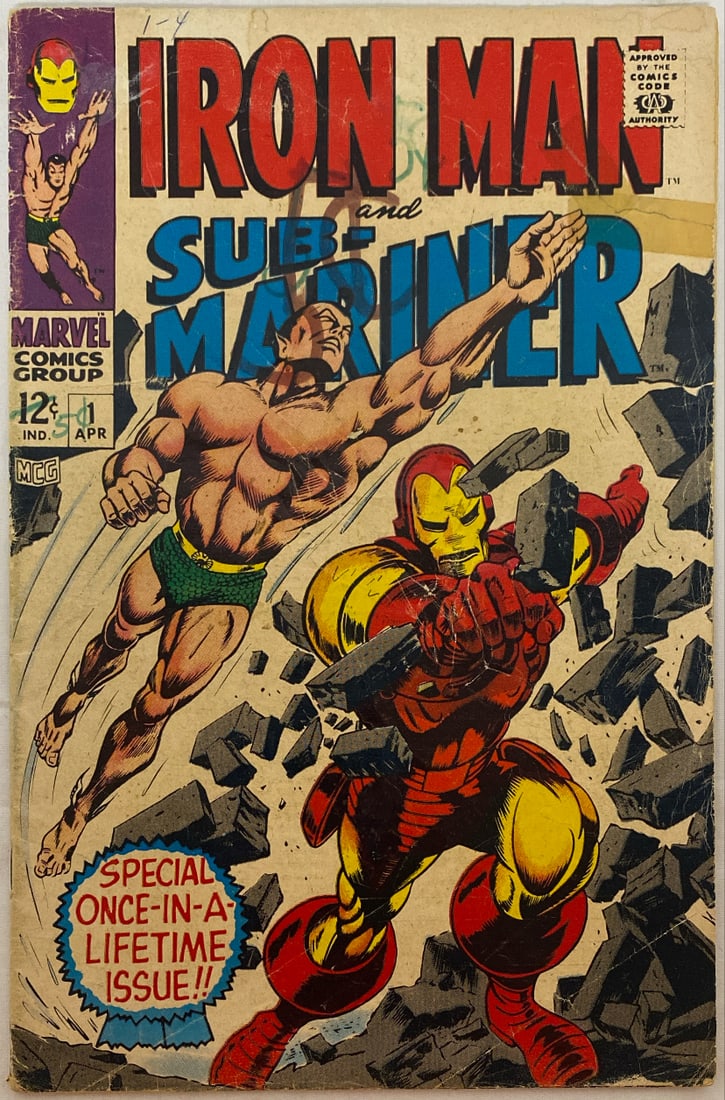 Iron Man and Submariner 1 Marvel Comic Book (1 of 8)