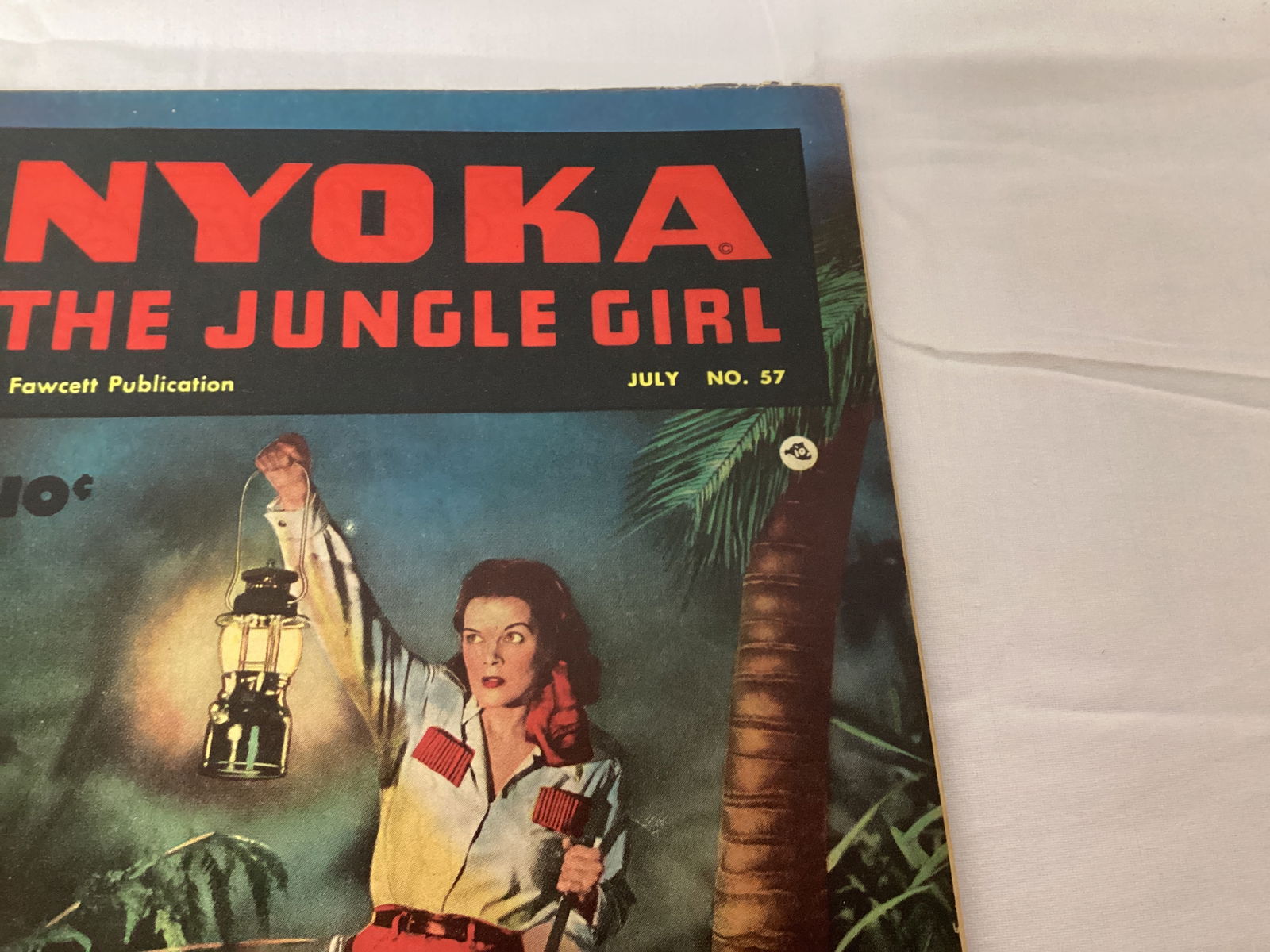 Nyoka the Jungle Girl 57 Fawcett Comic Book - 3