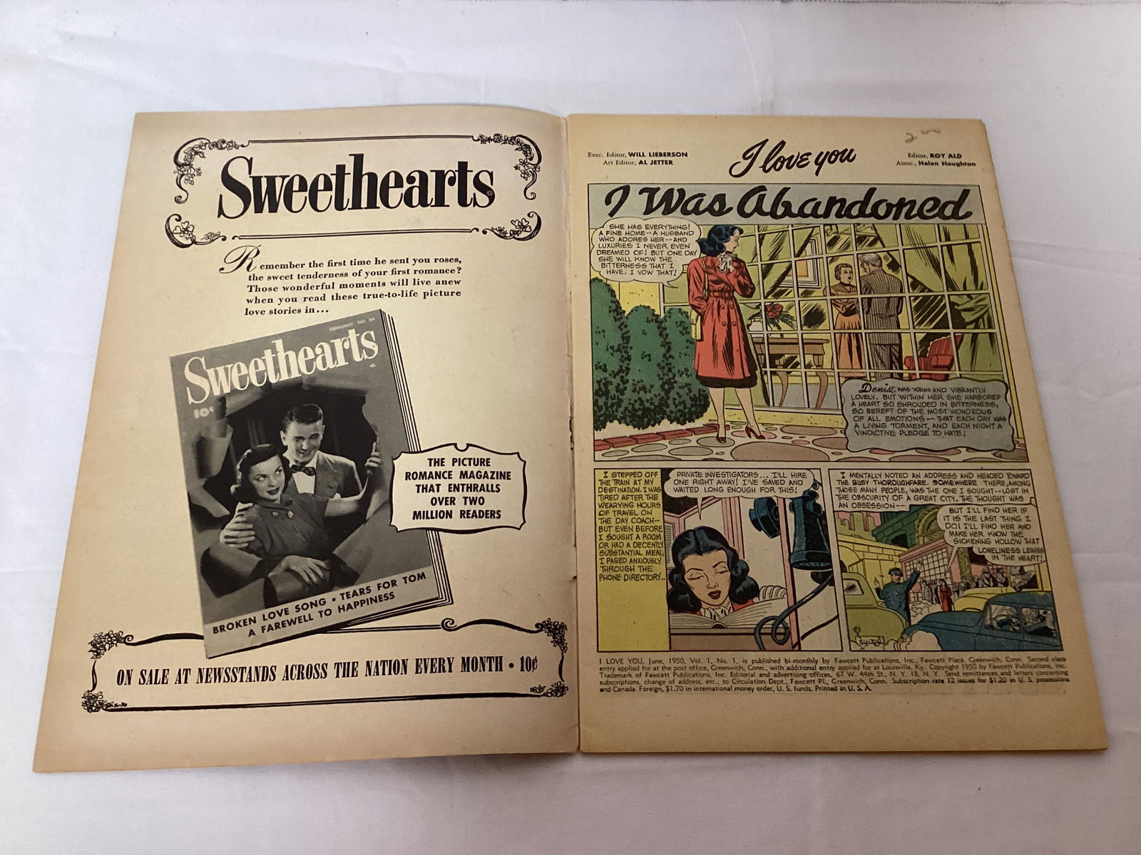 I Love You 1 Fawcett Comic Book - 6