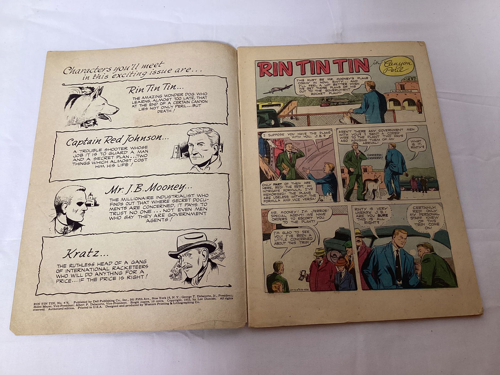 Rin-Tin-Tin 476 Dell Comic Book - 6