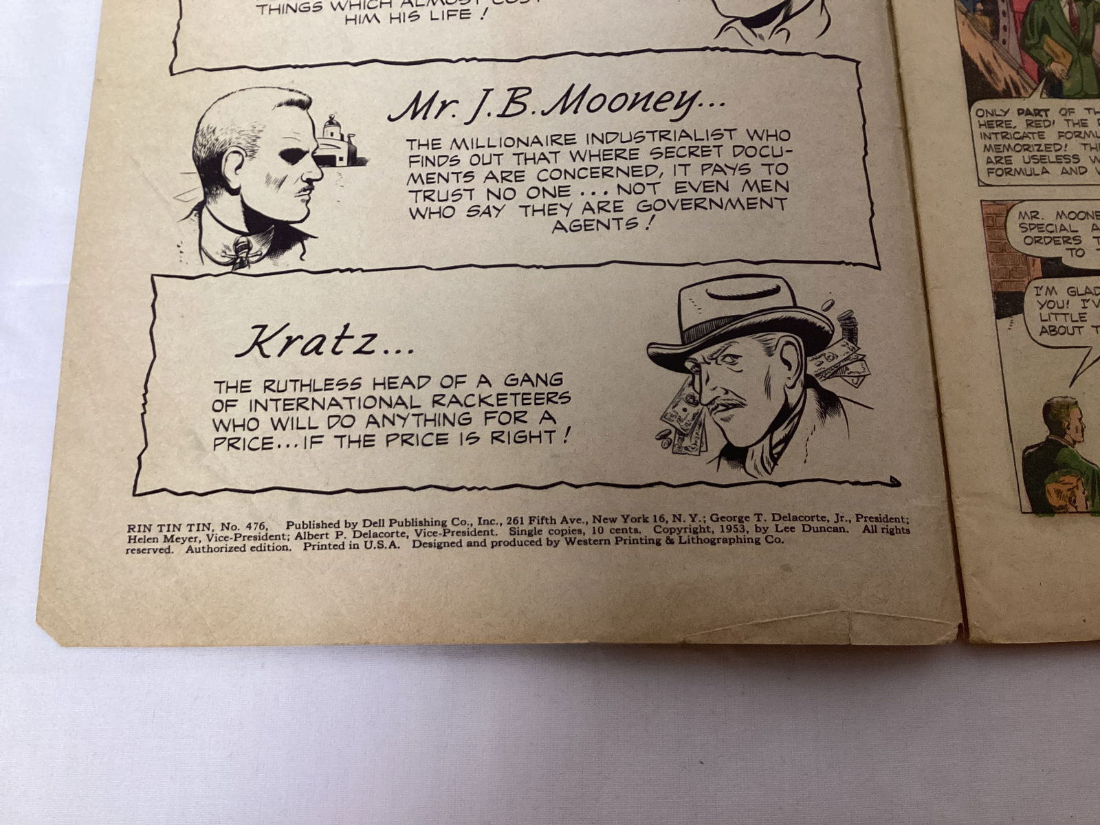 Rin-Tin-Tin 476 Dell Comic Book - 7