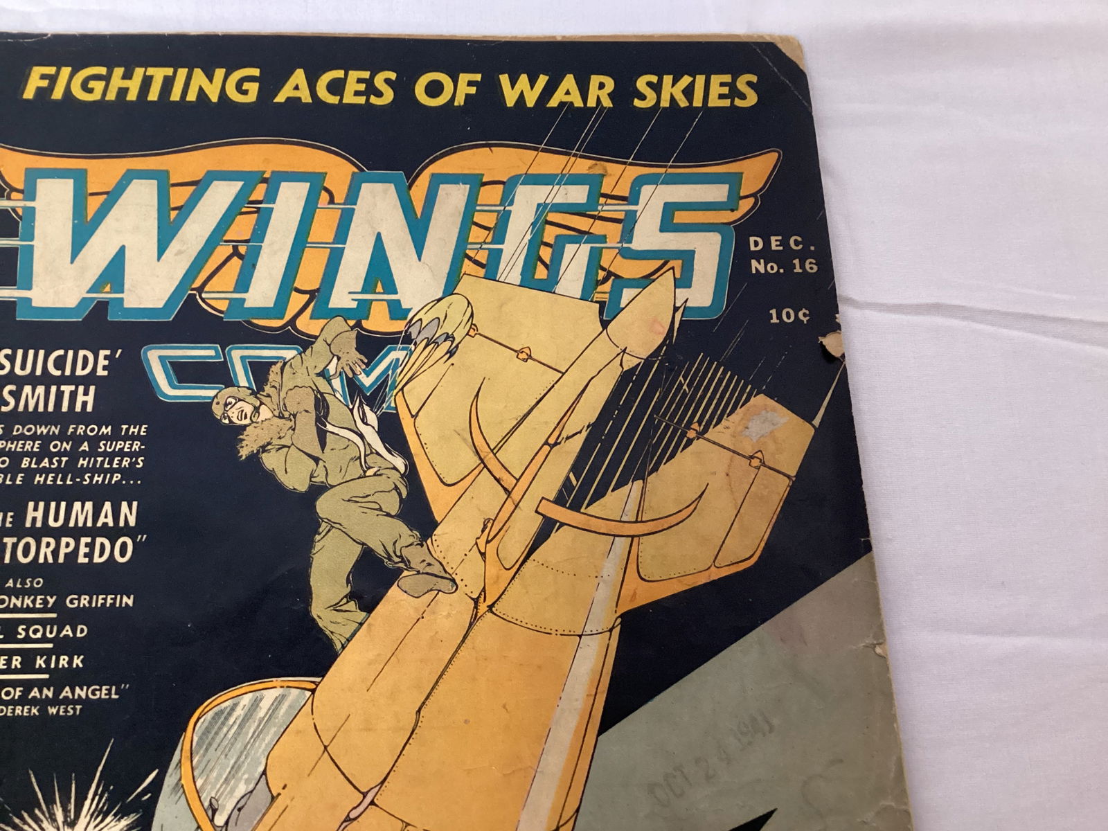 Wings Comics 16 Fiction House Comic Book - 3