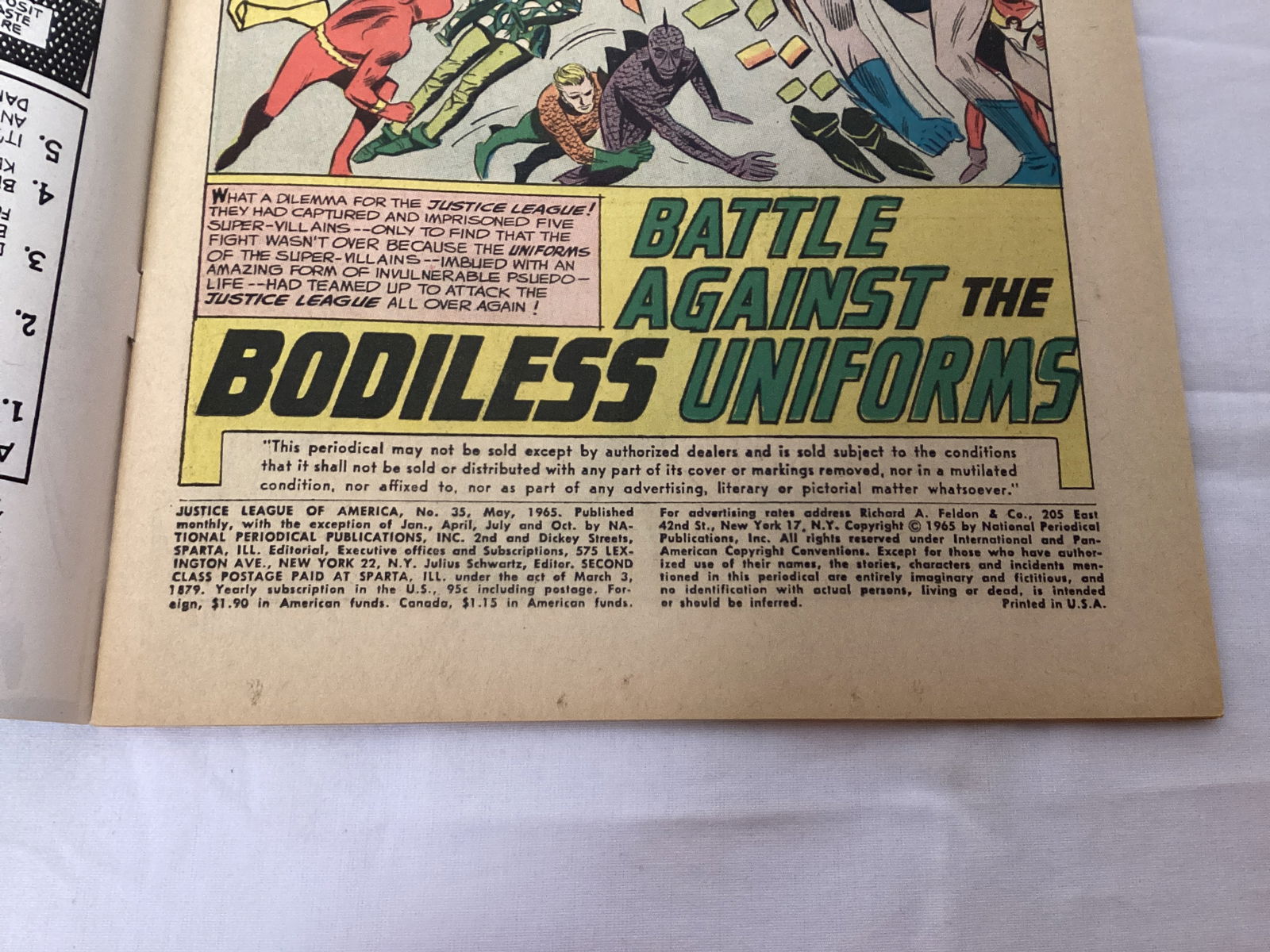 Justice League of America 35 DC Comic Book - 7