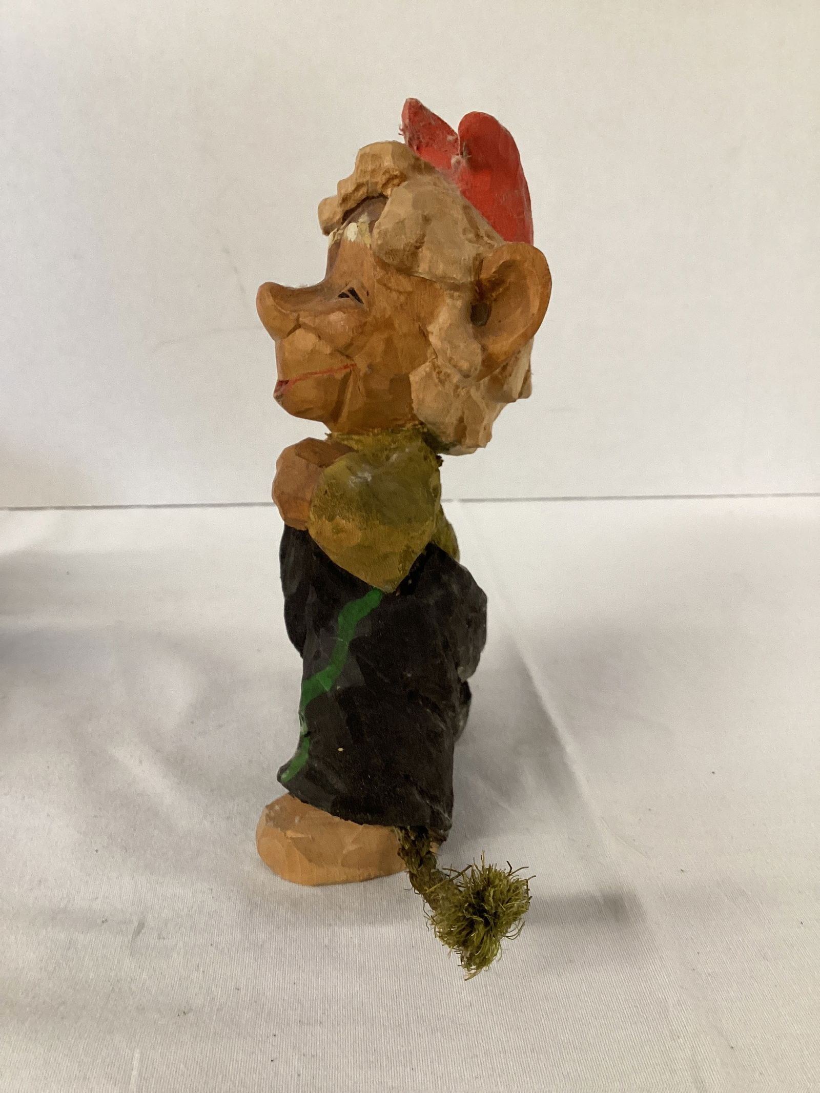 Two Henning Hand Carved Wooden Trolls - 10