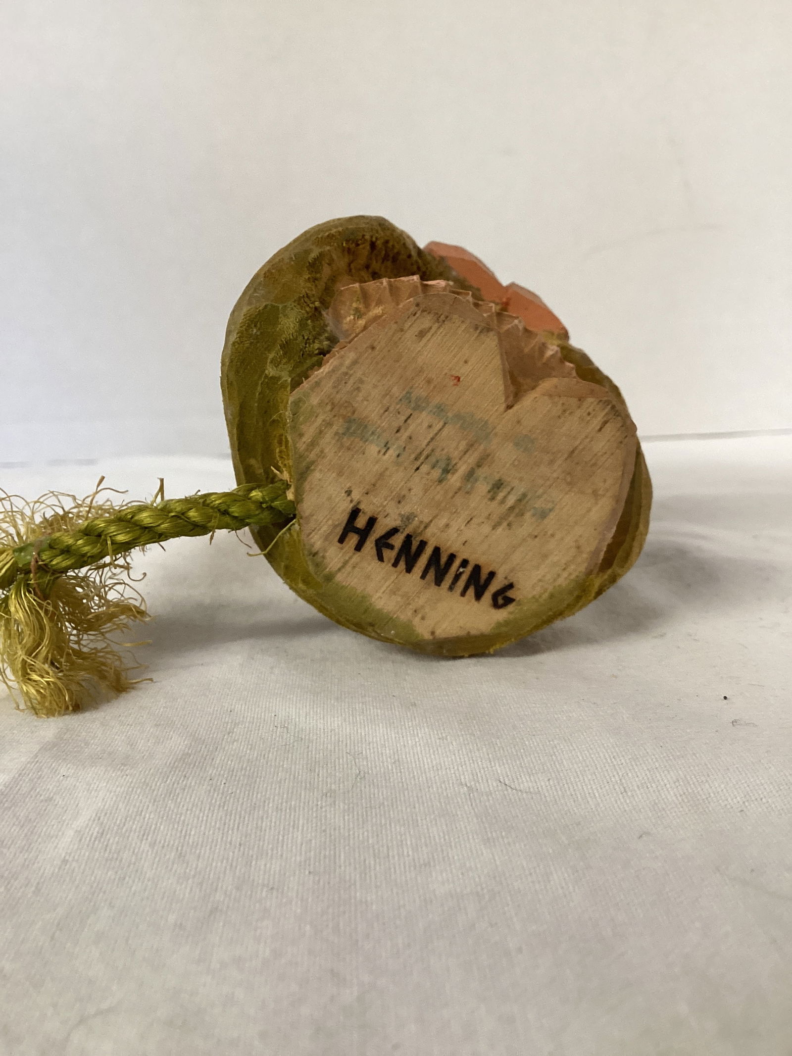 Two Henning Hand Carved Wooden Trolls - 6