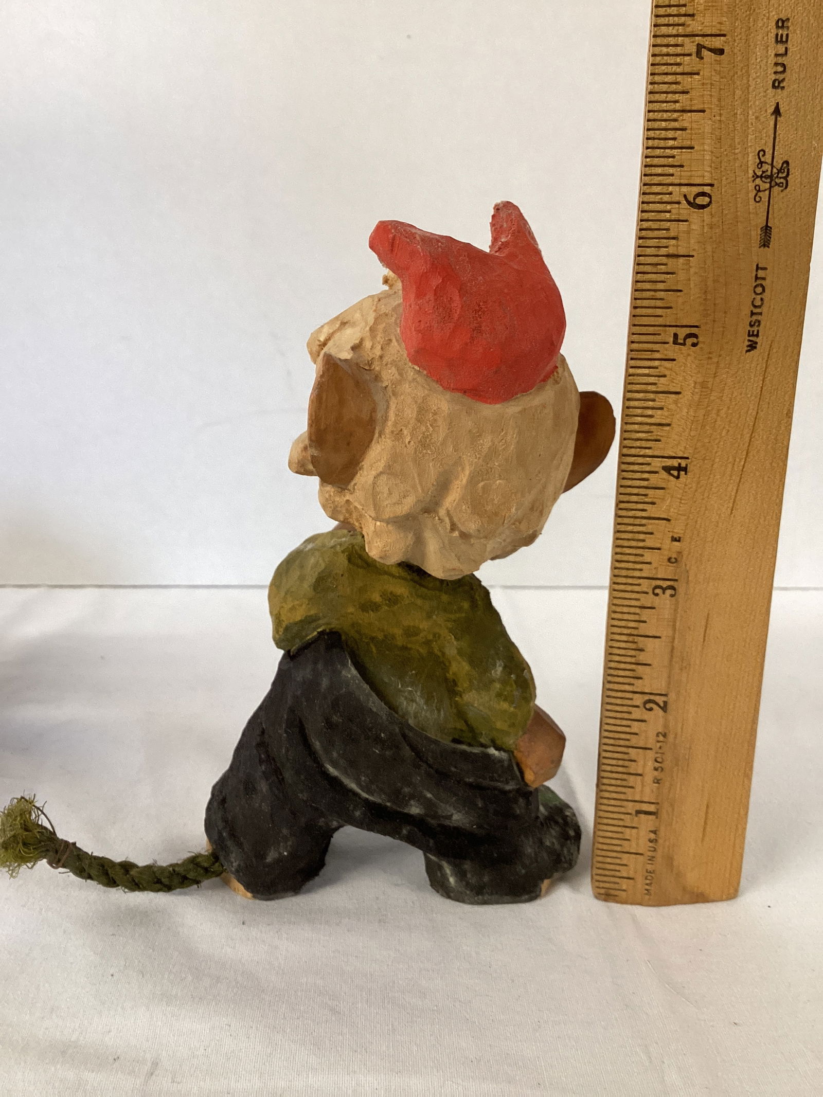 Two Henning Hand Carved Wooden Trolls - 9
