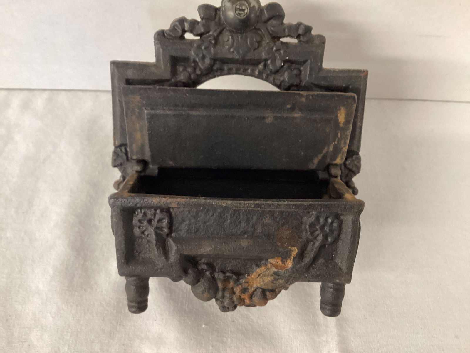 Cast Iron Wall Mount Matchstick Holder - 3