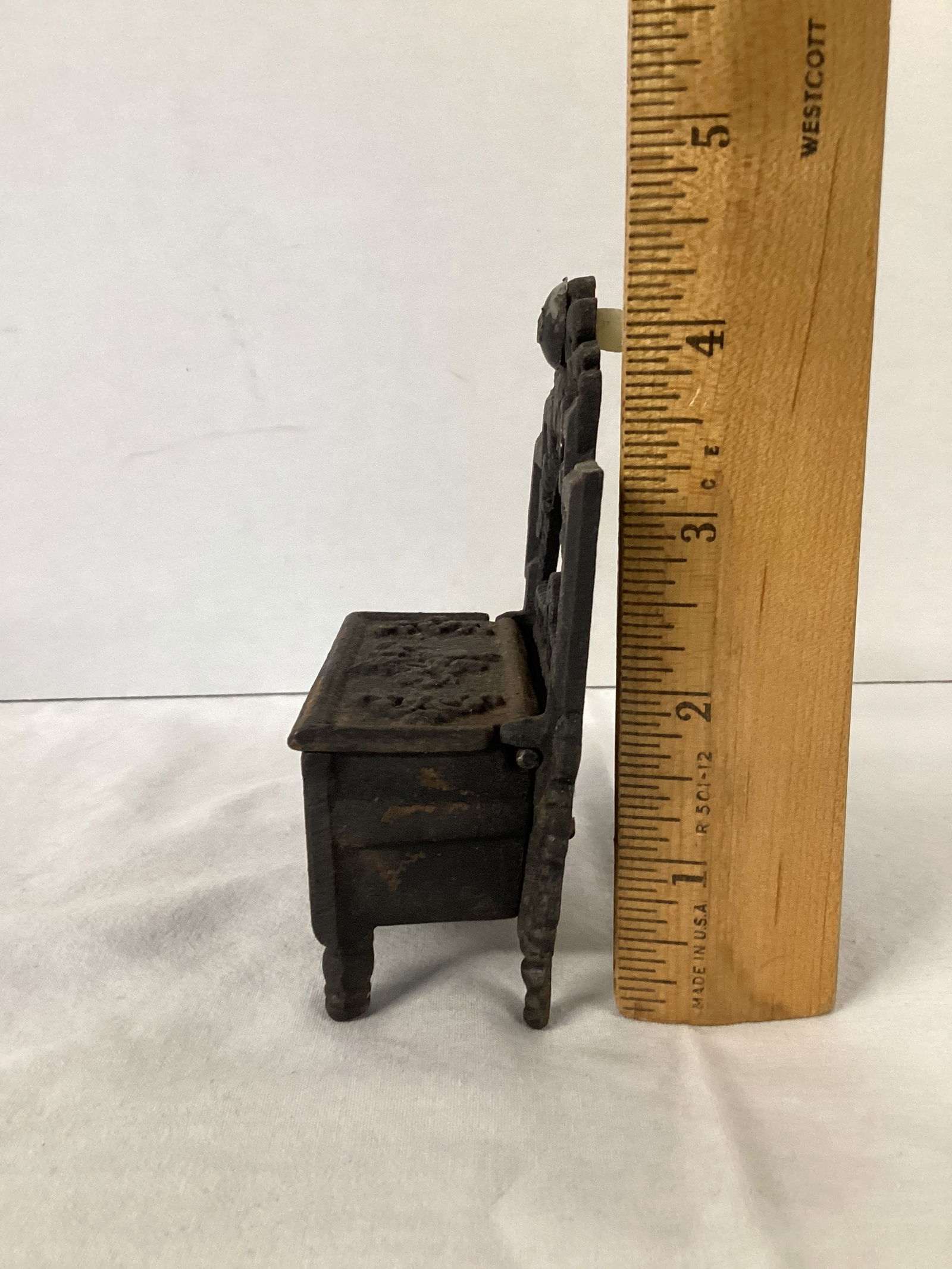 Cast Iron Wall Mount Matchstick Holder - 4