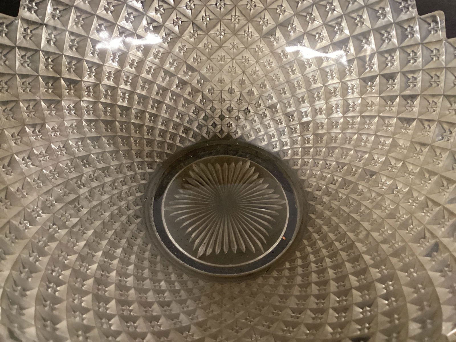 Anchor Hocking Miss America Large Punch Bowl - 3