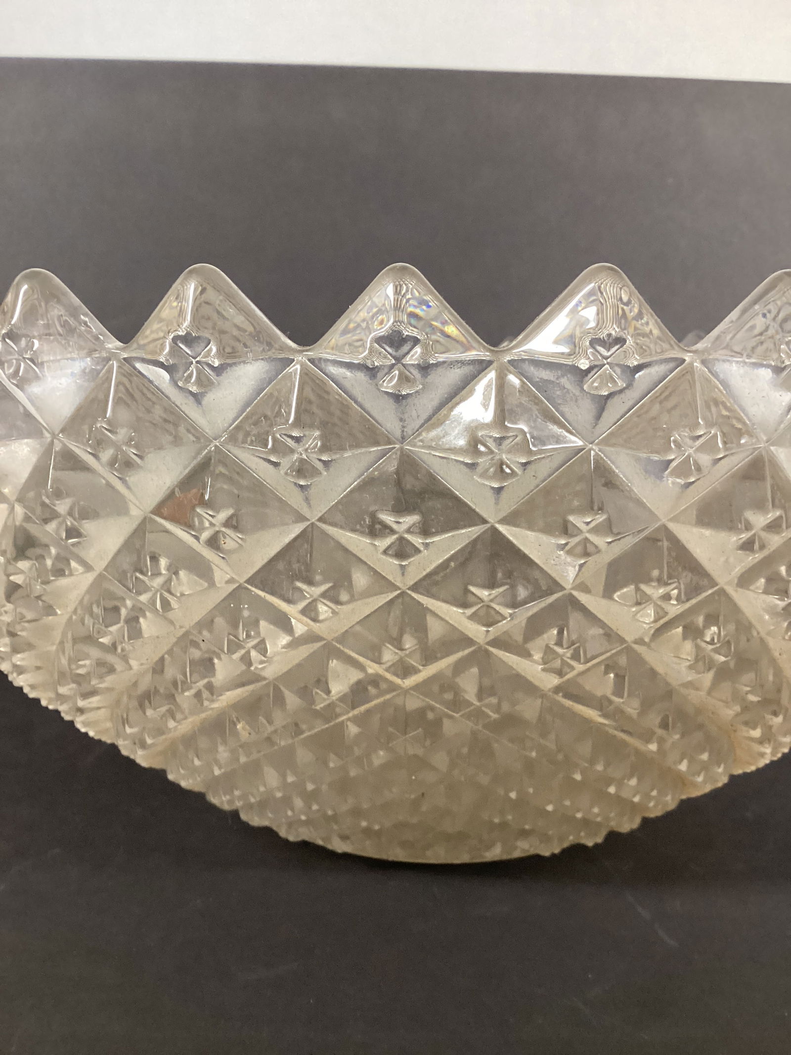 Anchor Hocking Miss America Large Punch Bowl - 4