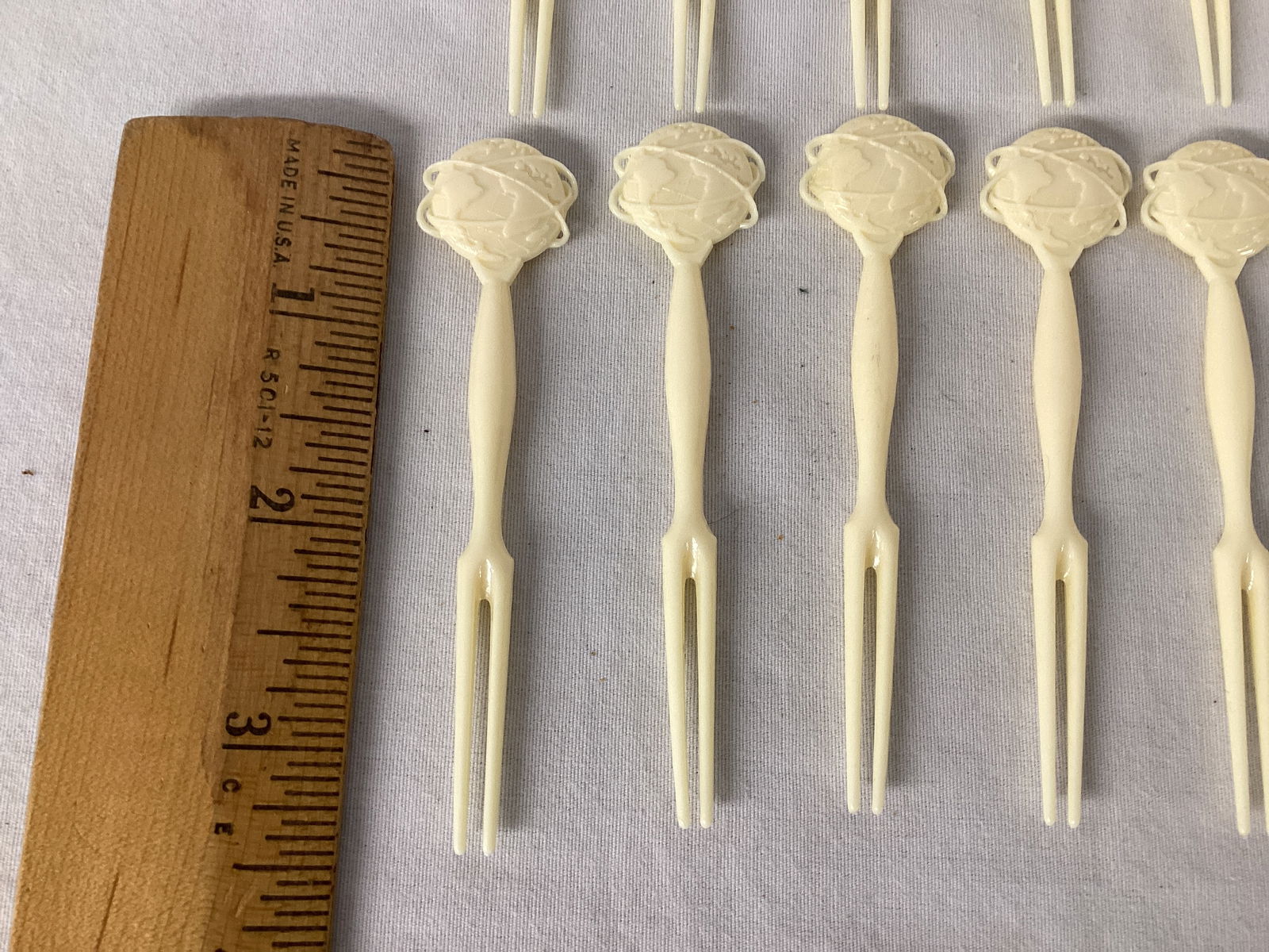 New York 1964-65 World's Fair Cocktail Forks - 2