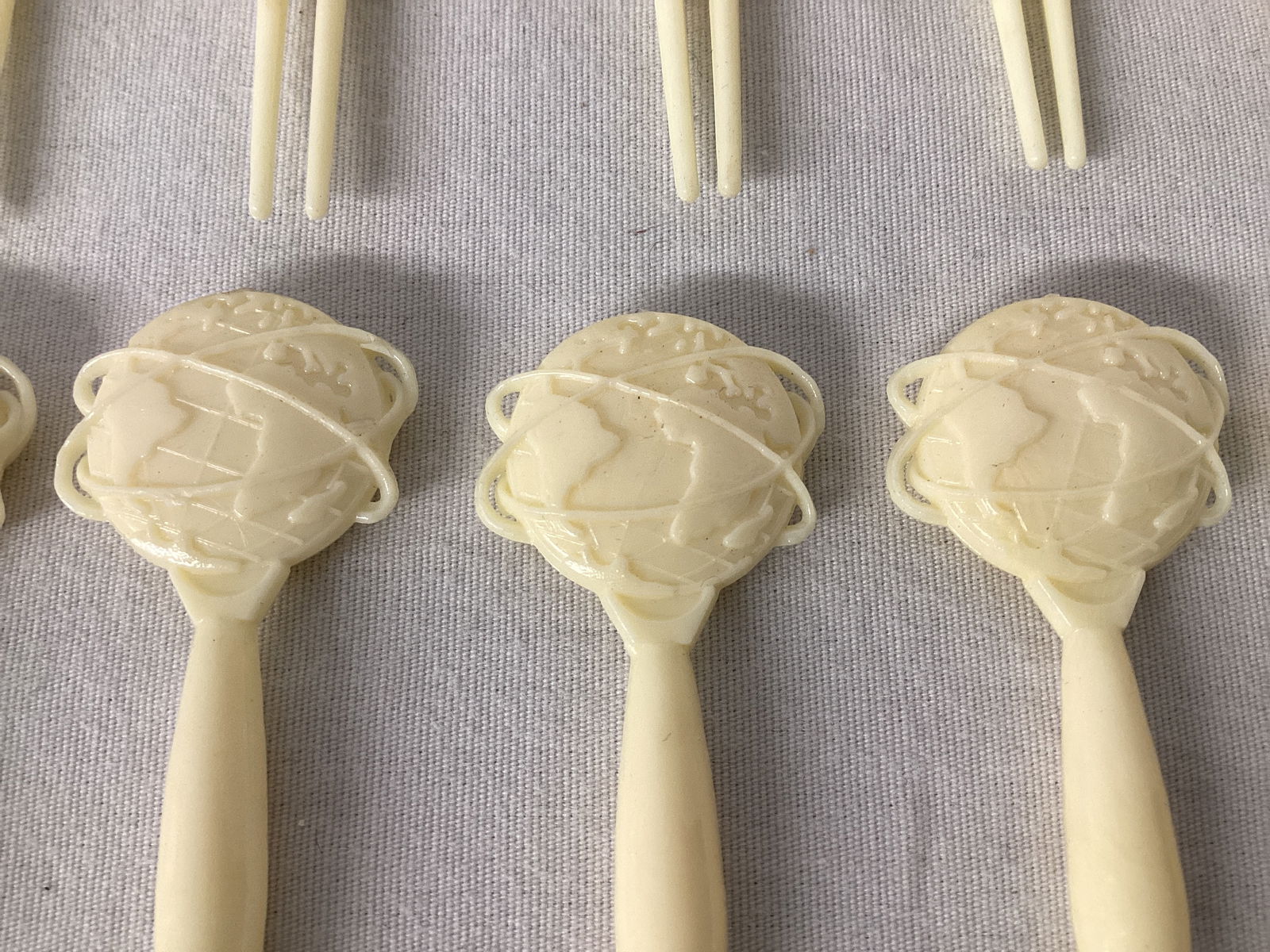 New York 1964-65 World's Fair Cocktail Forks - 7