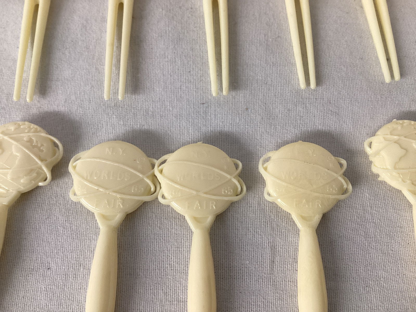 New York 1964-65 World's Fair Cocktail Forks - 8