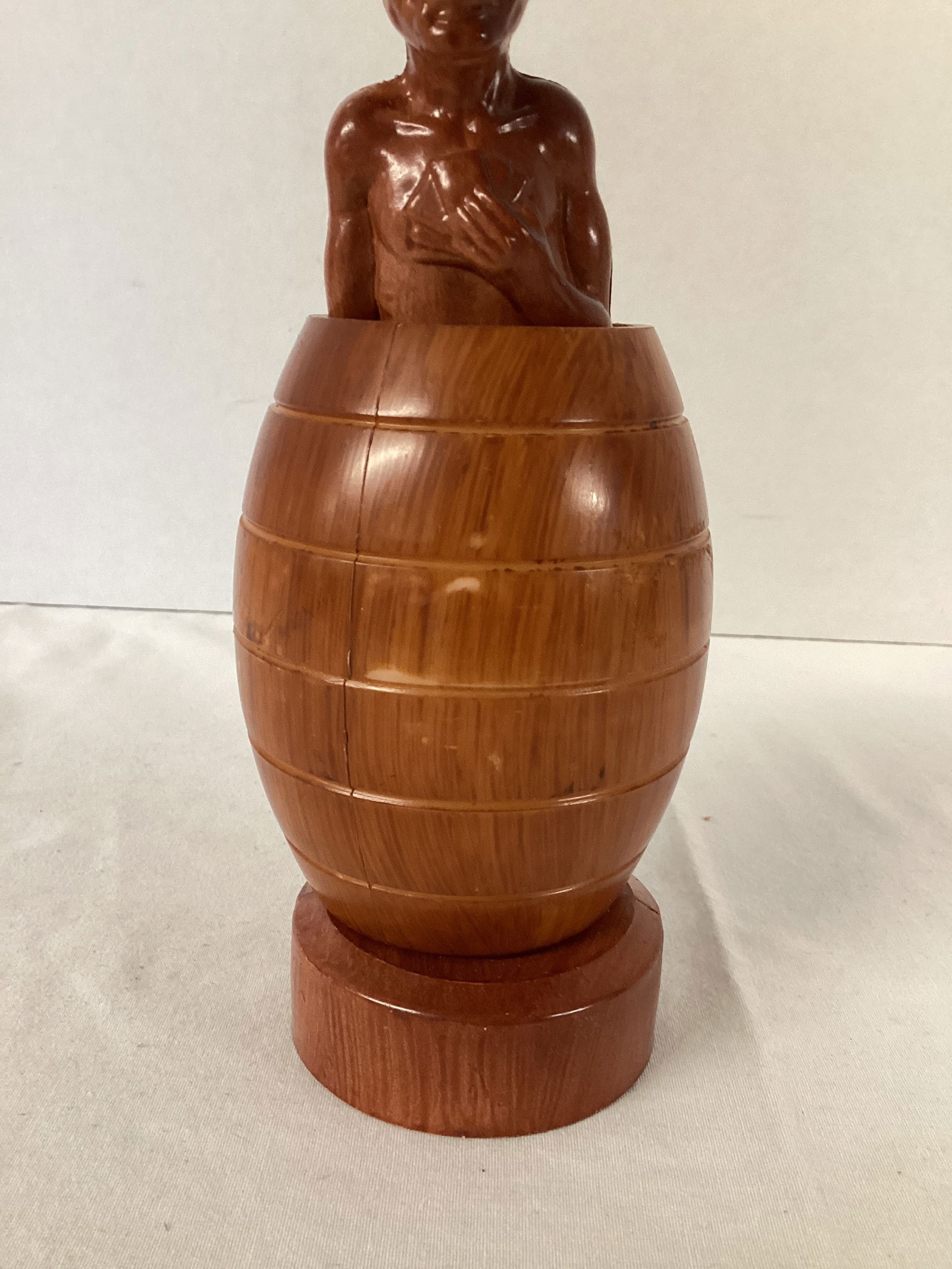 Vintage Novelty Barrel Man - 3