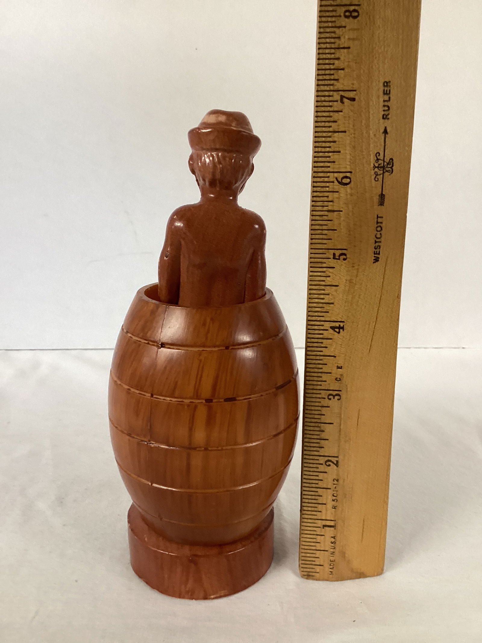 Vintage Novelty Barrel Man - 4
