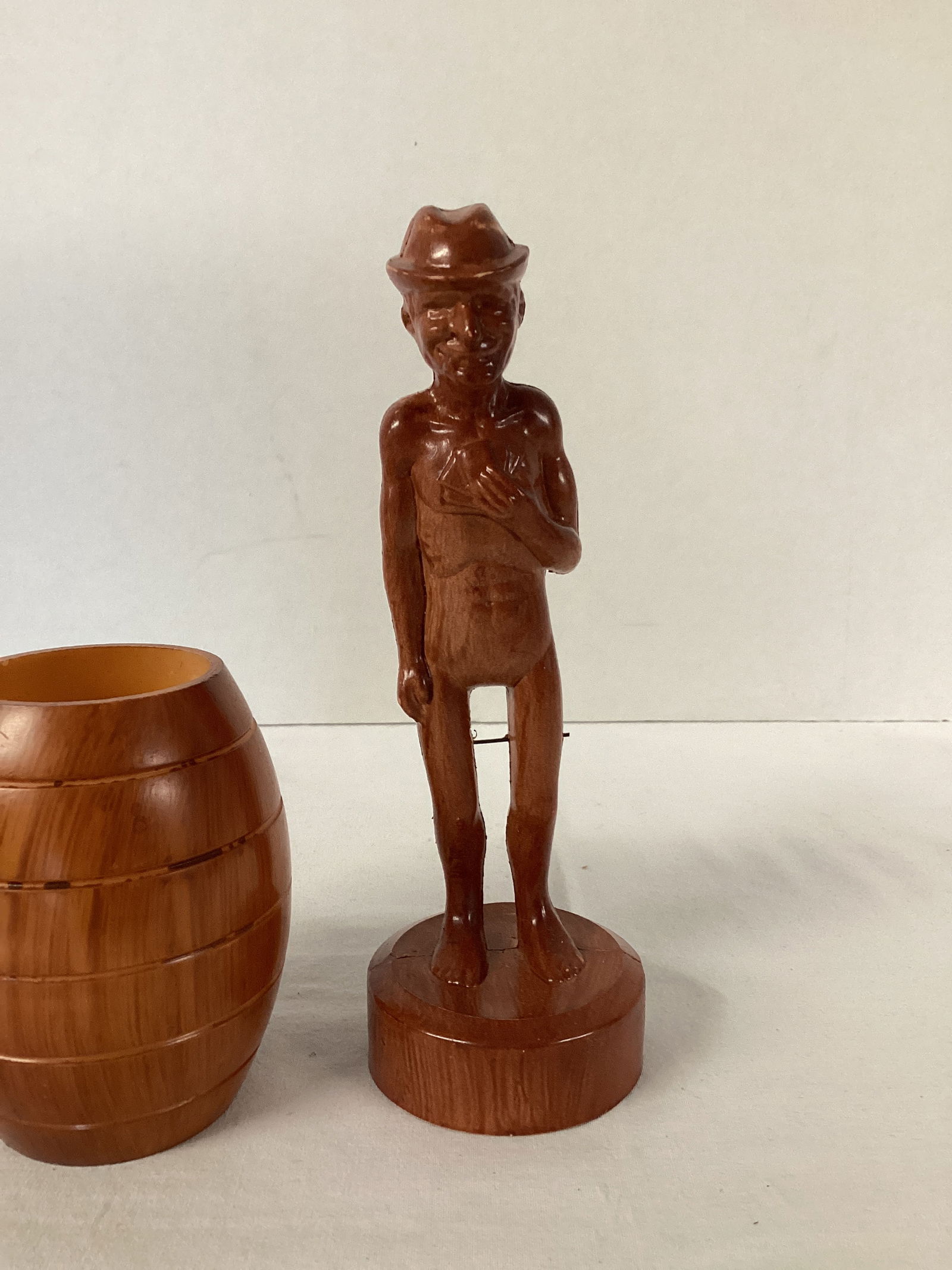Vintage Novelty Barrel Man - 6