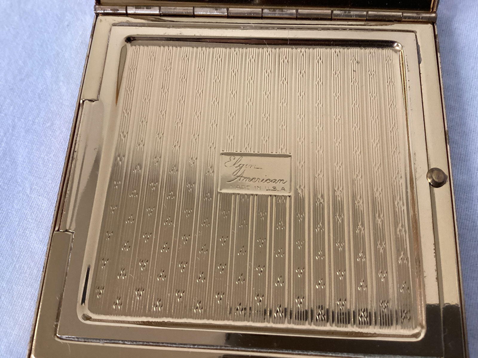 Vintage Elgin American Compact in Box - 7