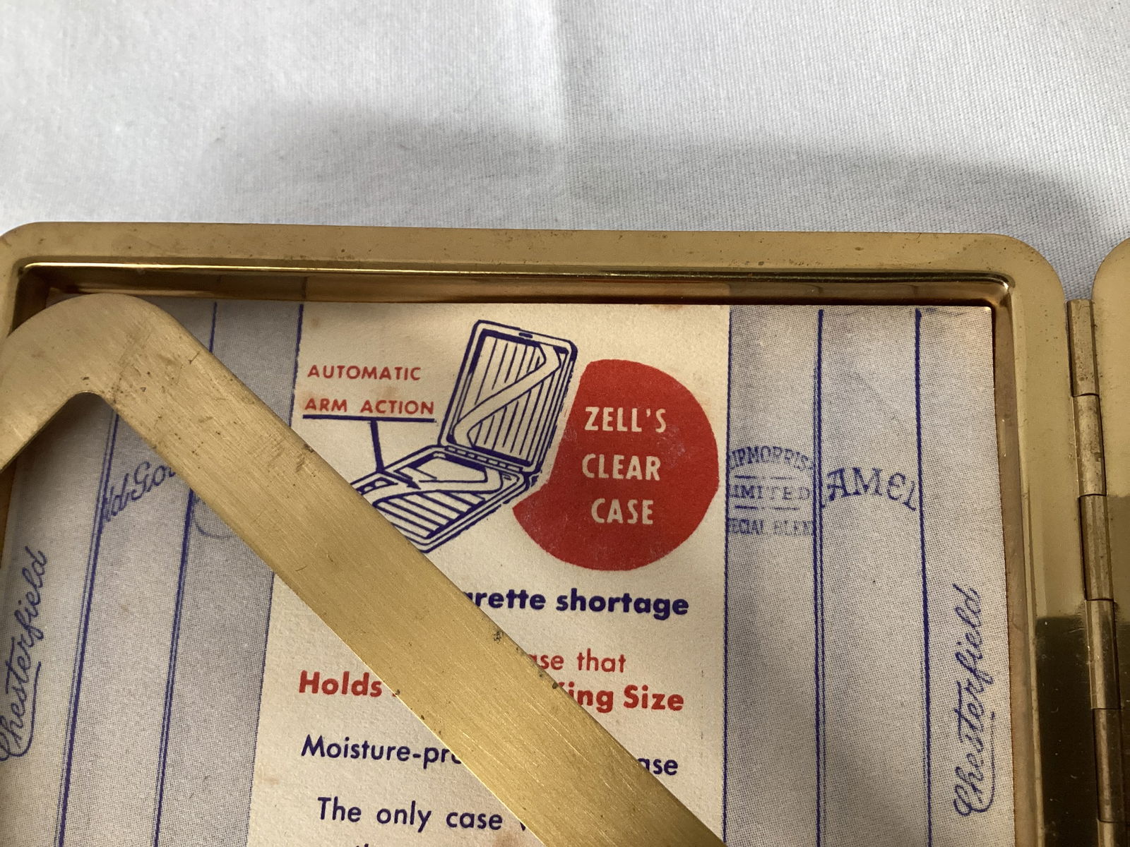 Vintage Zell Clear Cigarette Case - 5