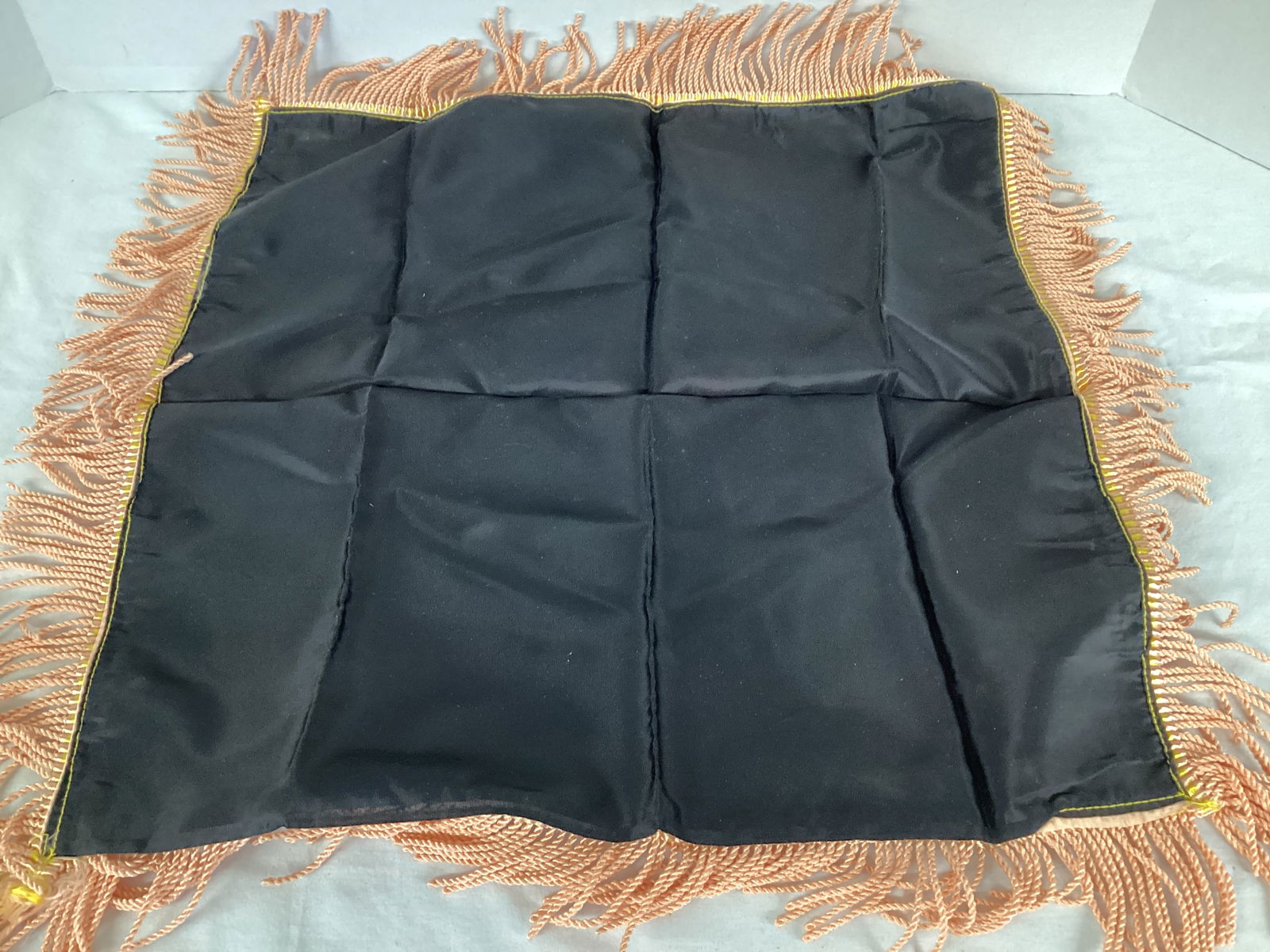 Vintage US Navy Sweetheart Pillow Cover with Fringe - 7