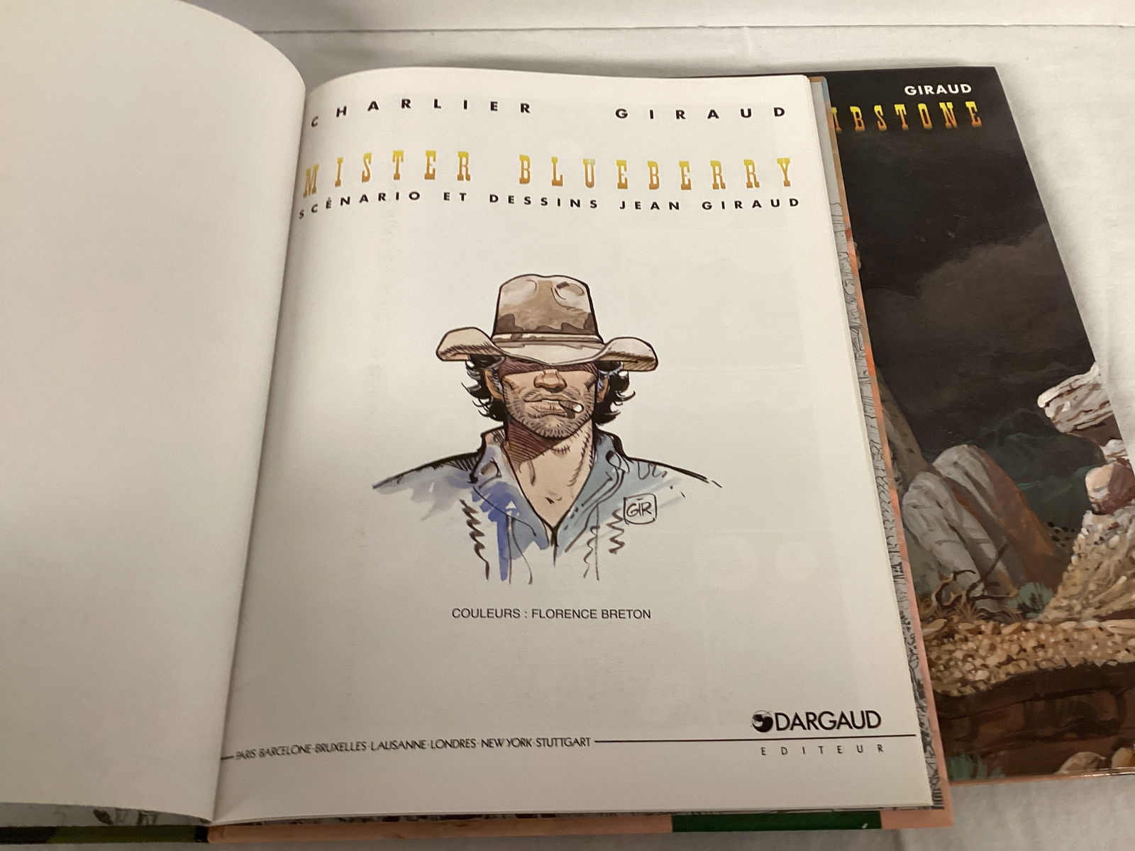 Two French Hardcover Blueberry Western Graphic Novels by Charlier and Giraud - 3