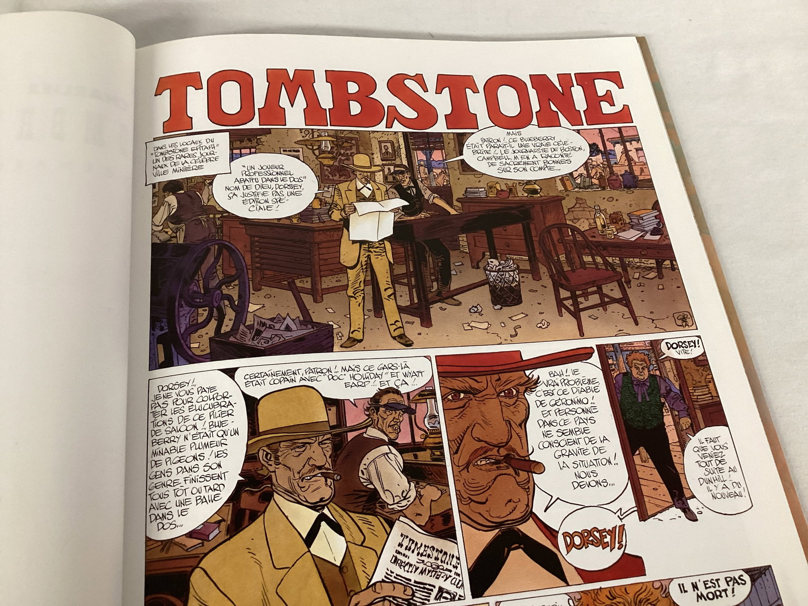 Two French Hardcover Blueberry Western Graphic Novels by Charlier and Giraud - 9