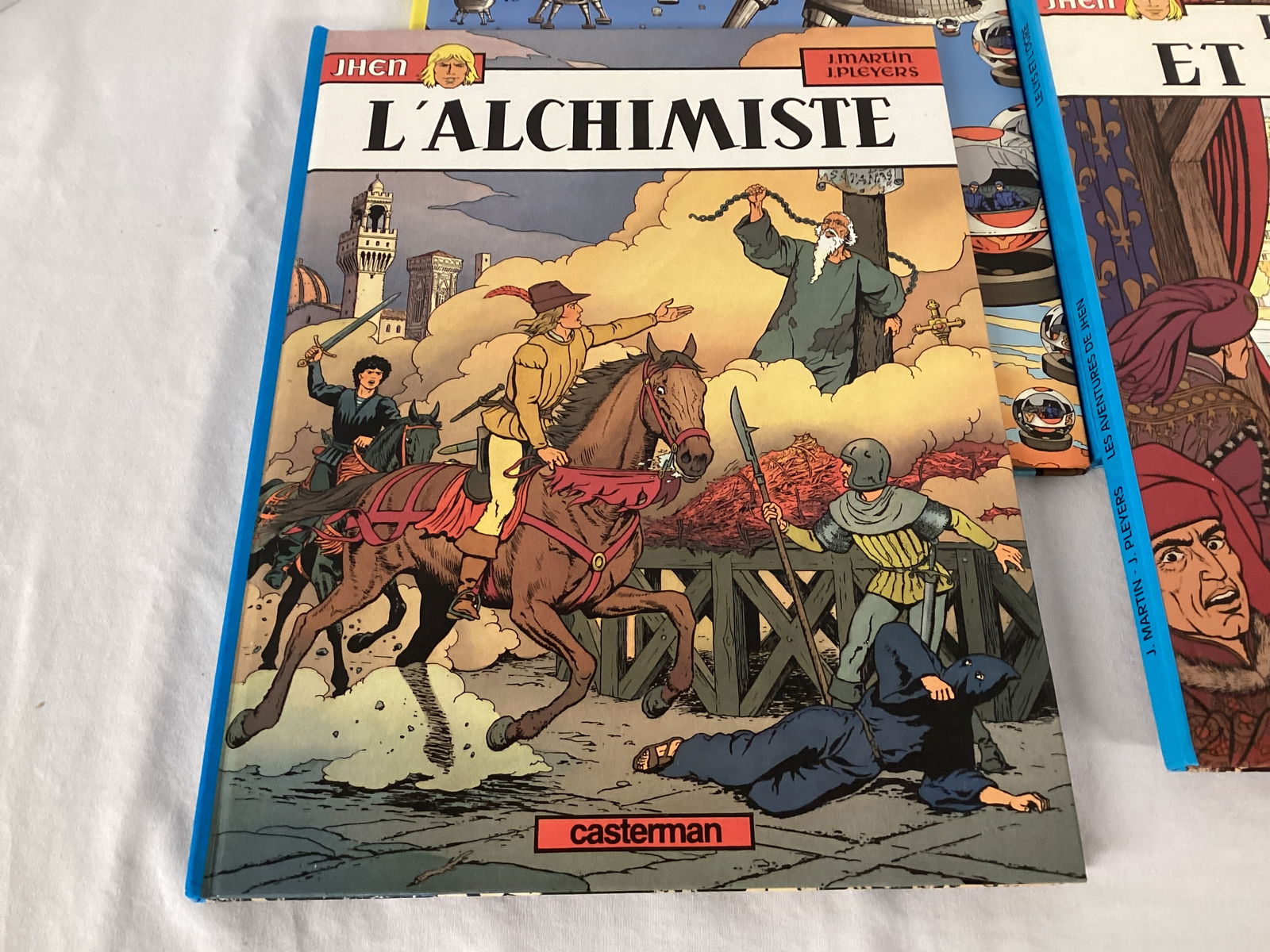 Four French Hardcover Graphic Novels - Jhen and Lefranc - 2