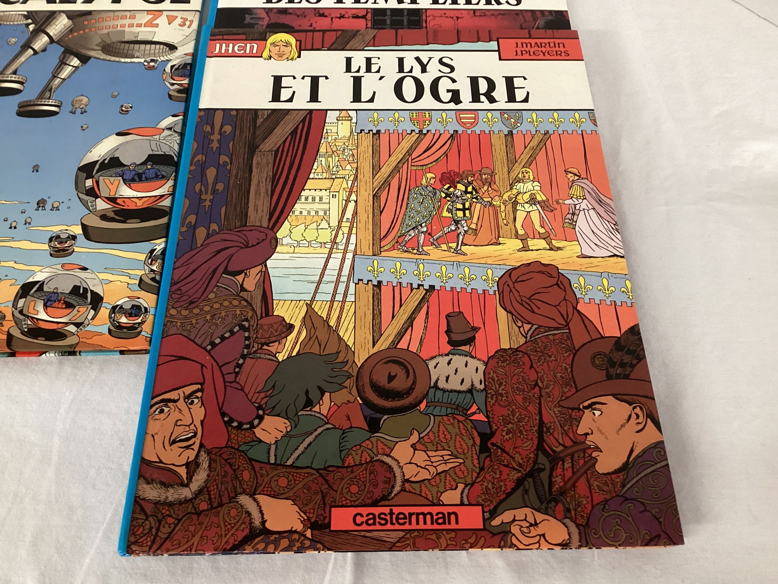 Four French Hardcover Graphic Novels - Jhen and Lefranc - 5