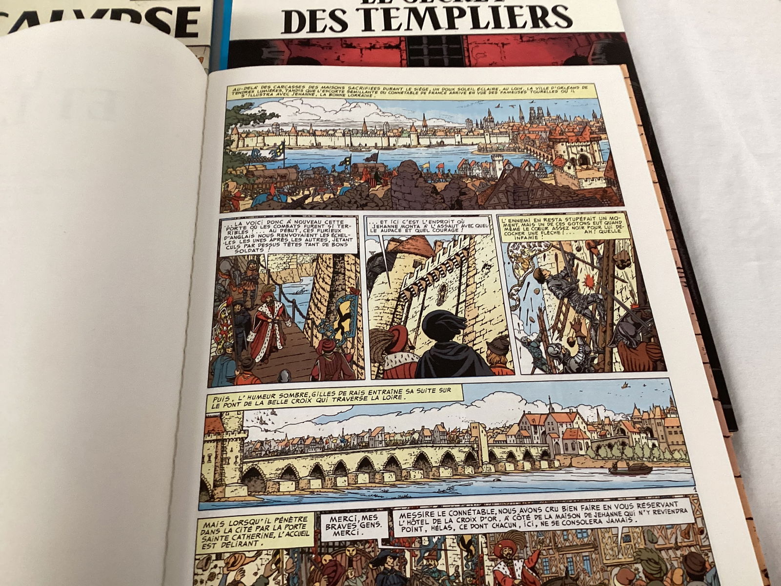 Four French Hardcover Graphic Novels - Jhen and Lefranc - 8