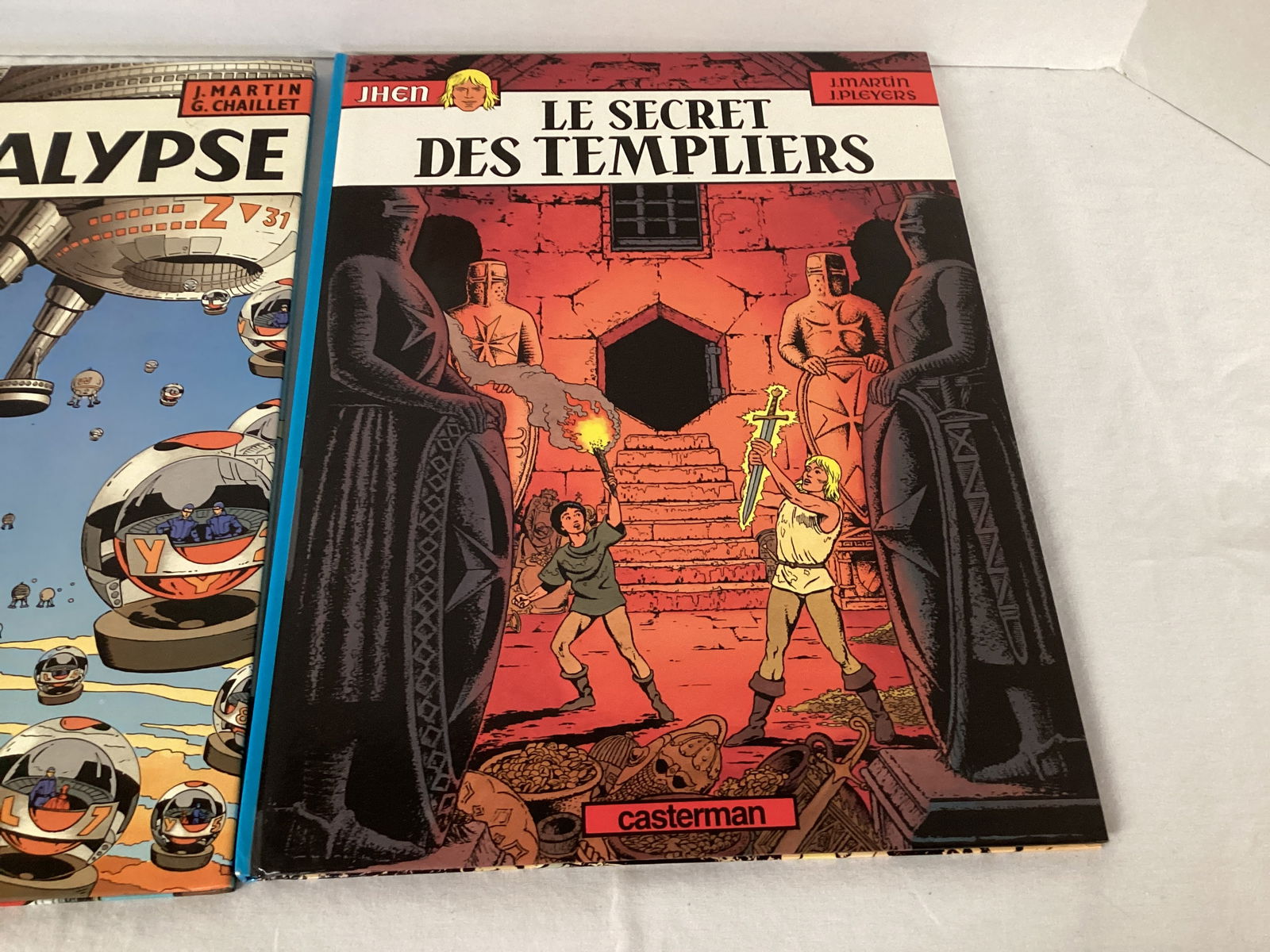 Four French Hardcover Graphic Novels - Jhen and Lefranc - 9