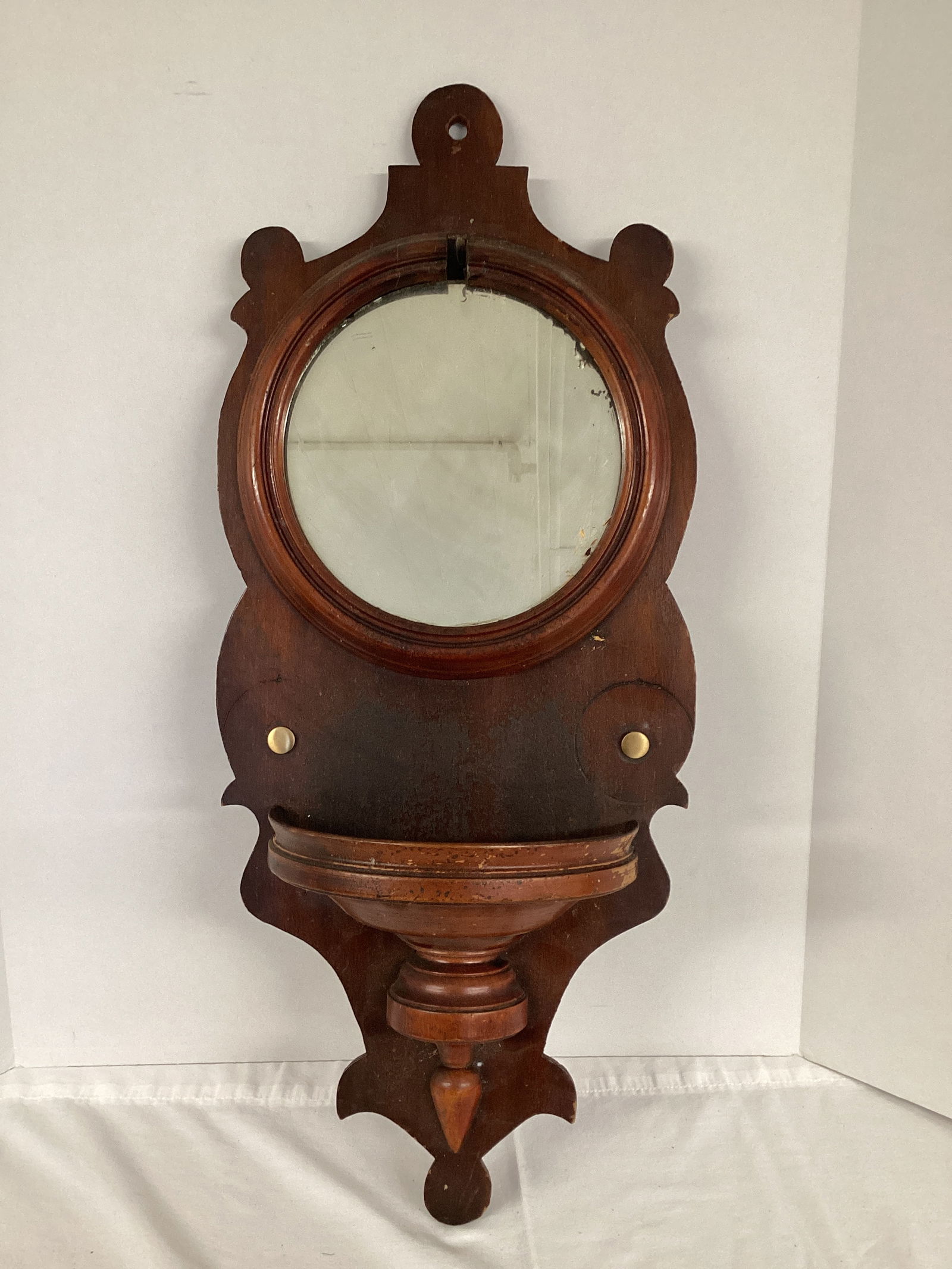 Antique Mahogany Wall Mirror (1 of 7)