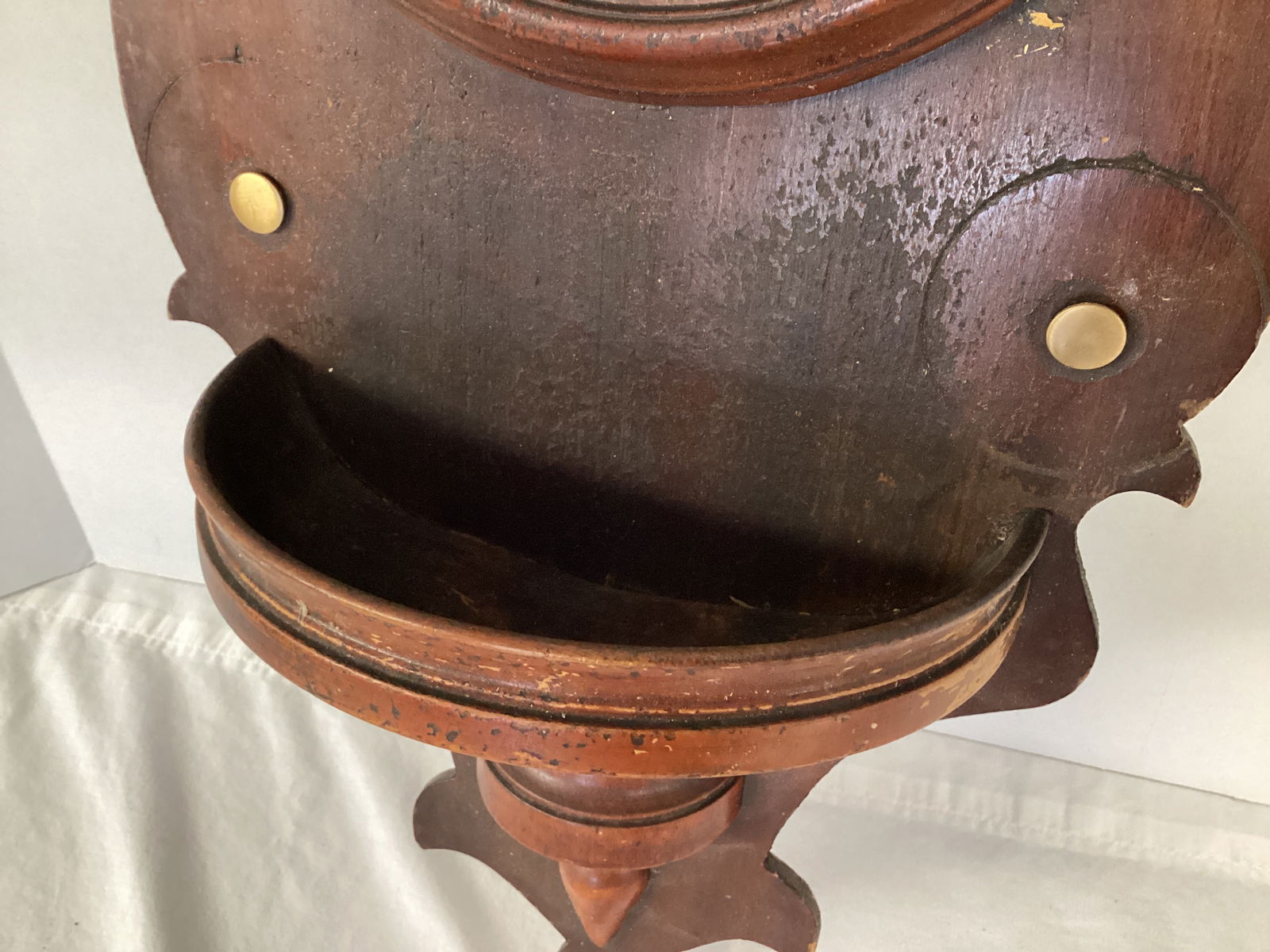 Antique Mahogany Wall Mirror - 5