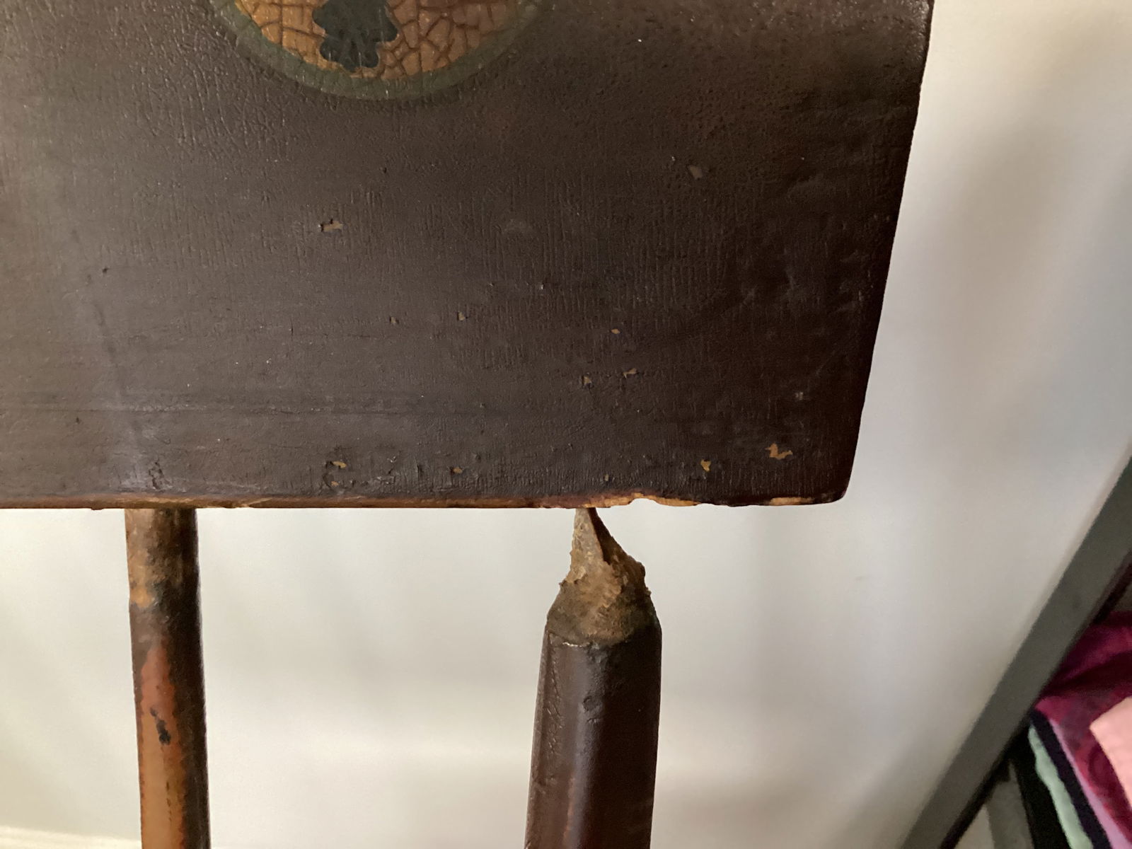 Antique Spindle Back Rocking Chair - 7