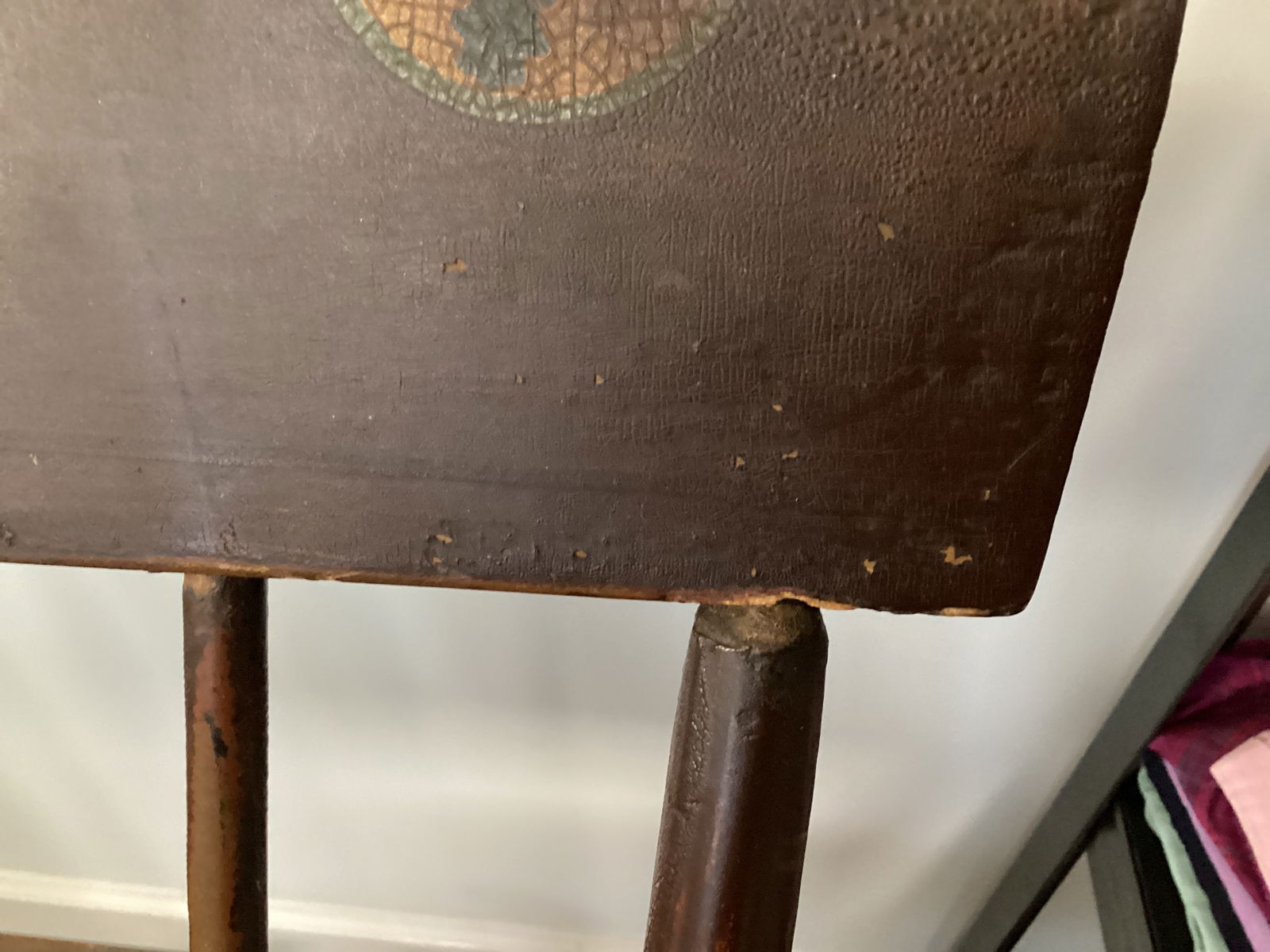 Antique Spindle Back Rocking Chair - 8