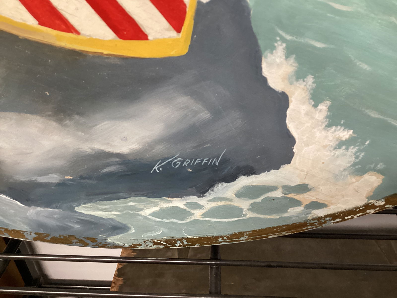 Painted Wood Drum - 3