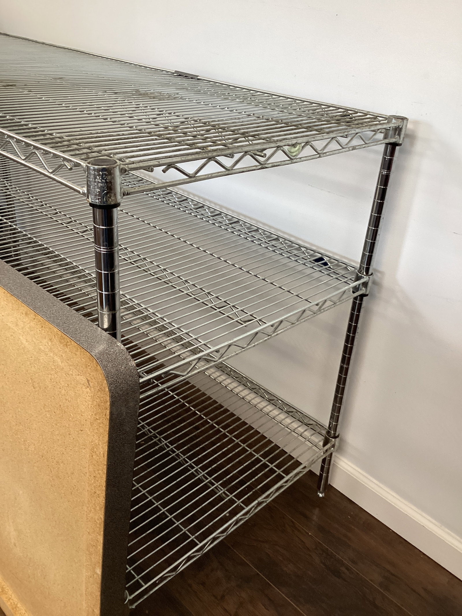 Metro Metal Shelf Unit with Removable Laminate Top - 10