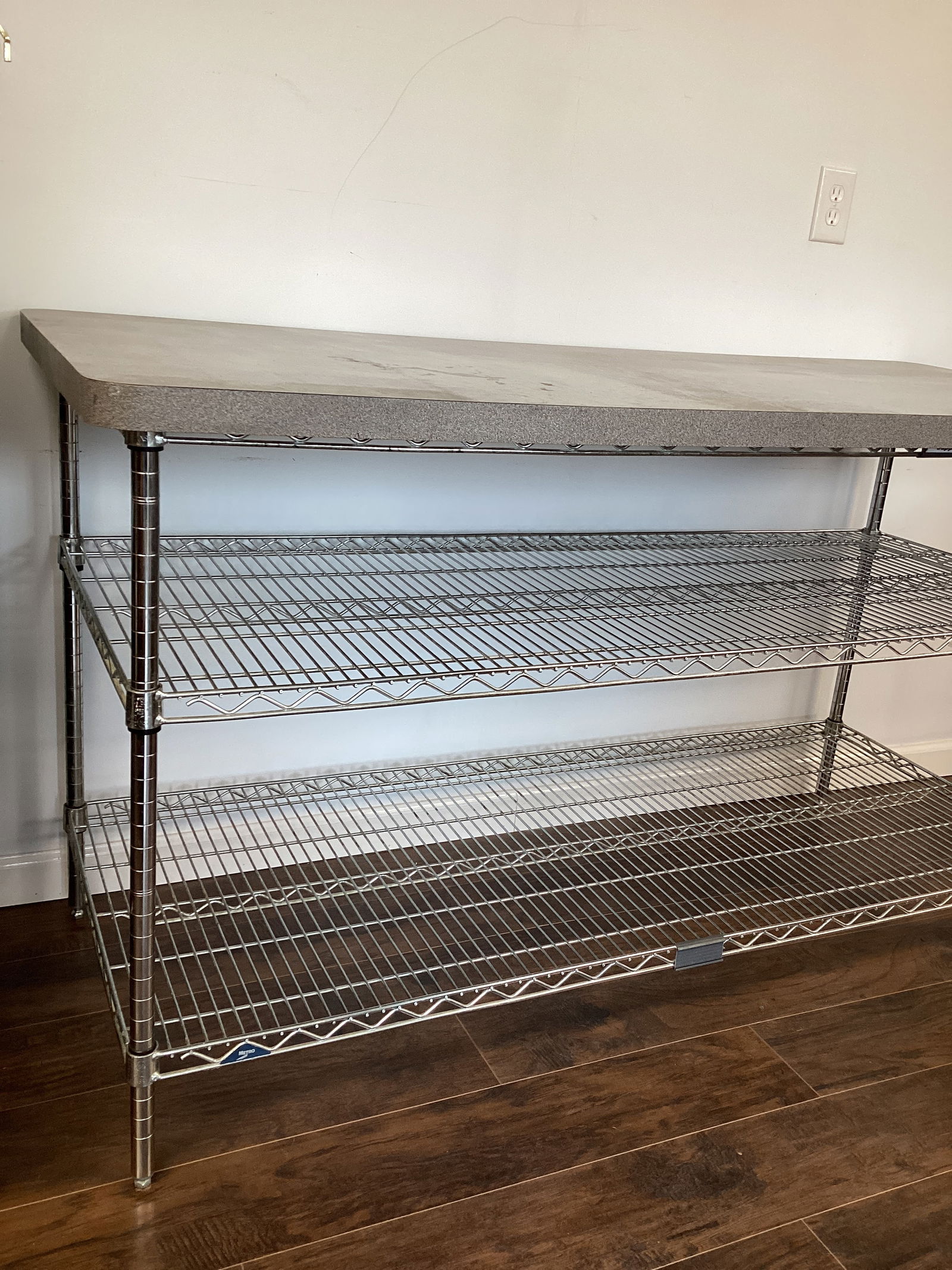 Metro Metal Shelf Unit with Removable Laminate Top - 2