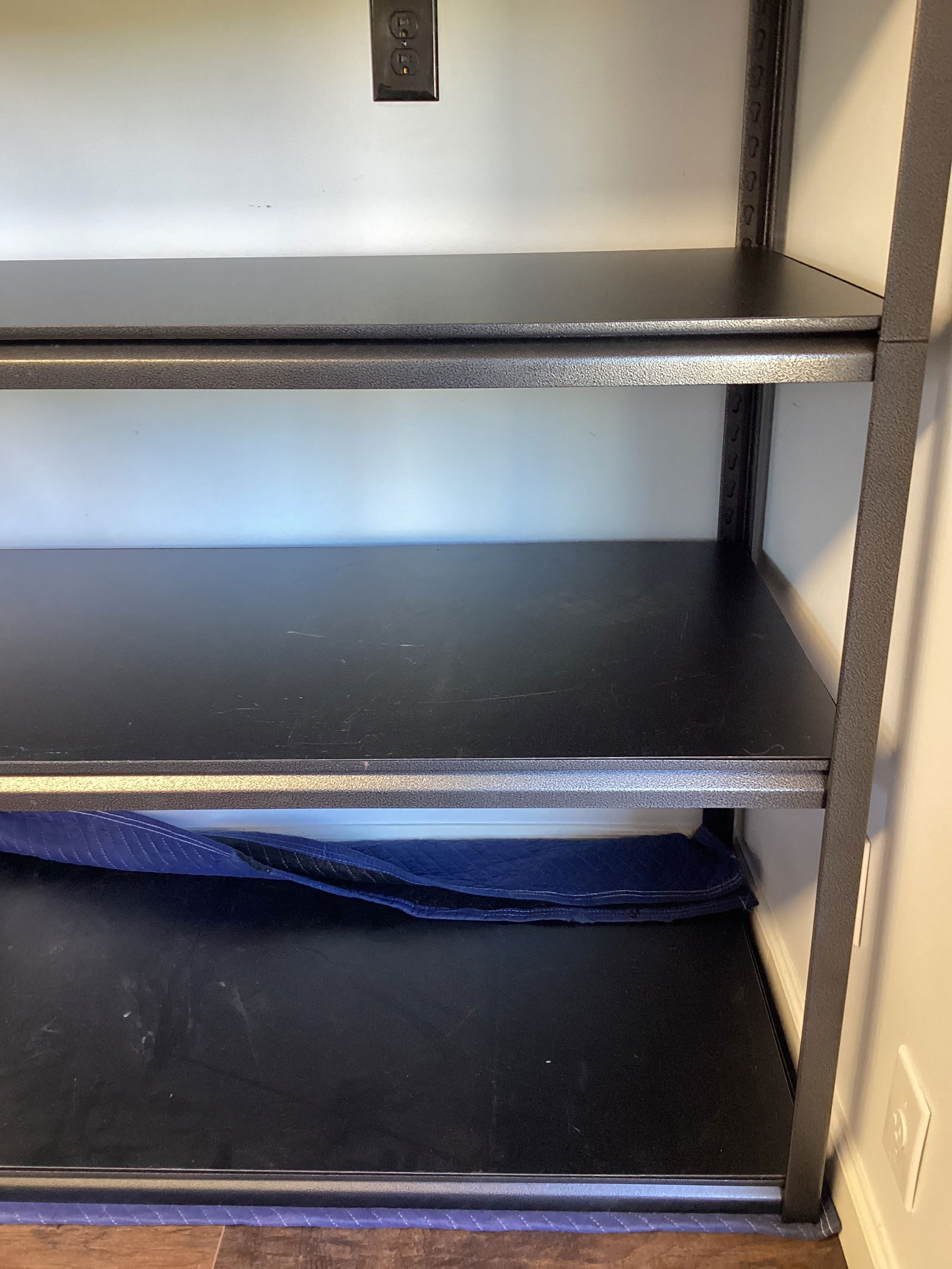 Whalen Metal Shelf Unit with Adjustable Shelves - 4