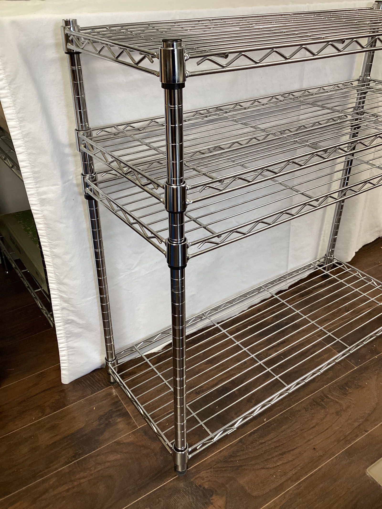 Metal Shelf Unit with Adjustable Shelves - 2