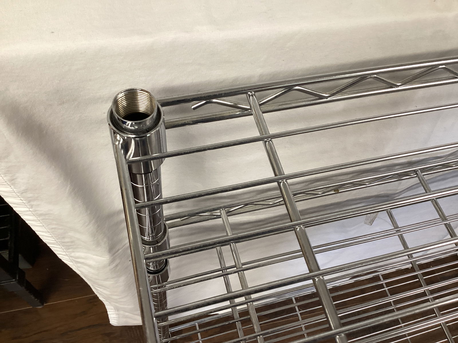 Metal Shelf Unit with Adjustable Shelves - 4