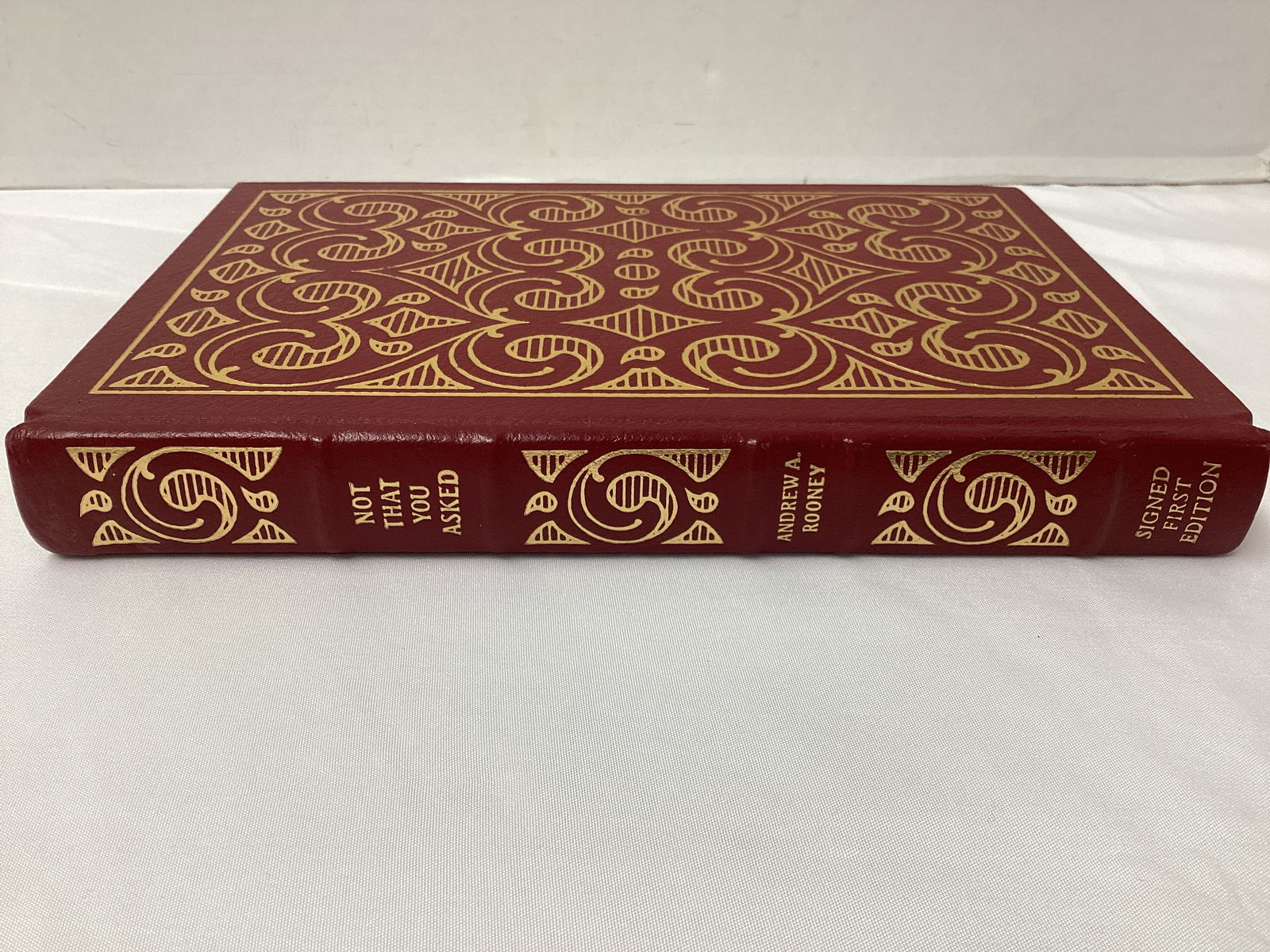Easton Press Not That You Asked Signed First Edition Leather Bound Book - 6