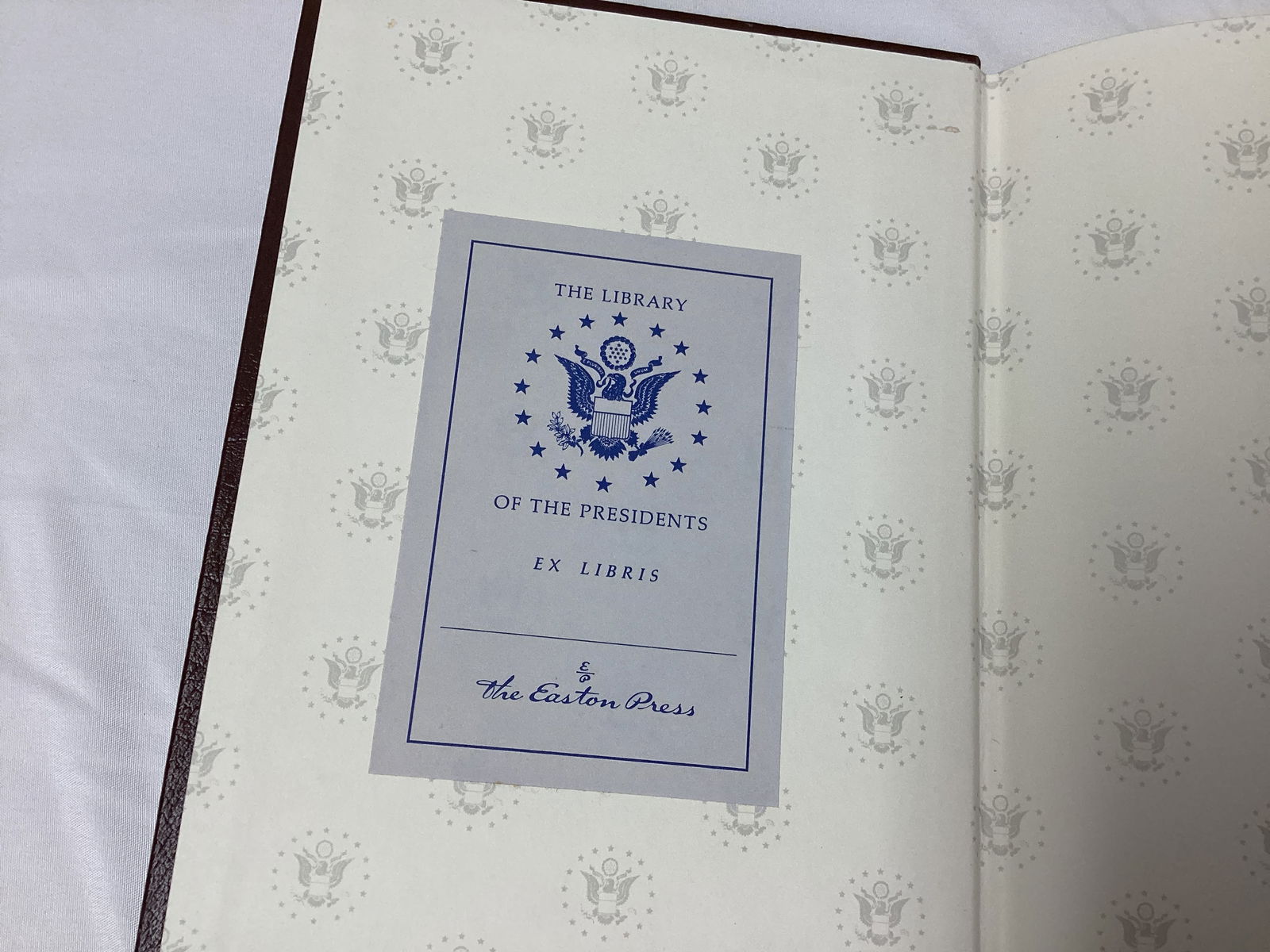 Four Easton Press Library of the Presidents Leather Bound Books - 10