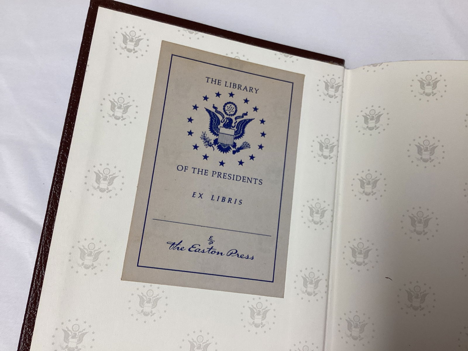 Four Easton Press Library of the Presidents Leather Bound Books - 10