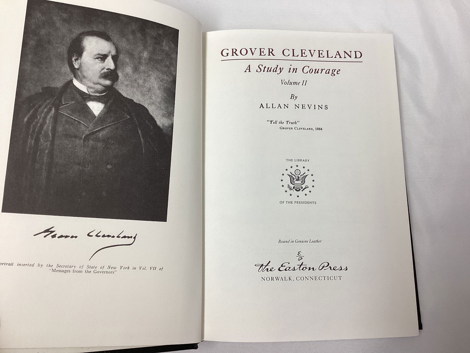 Four Easton Press Library of the Presidents Leather Bound Books - 17