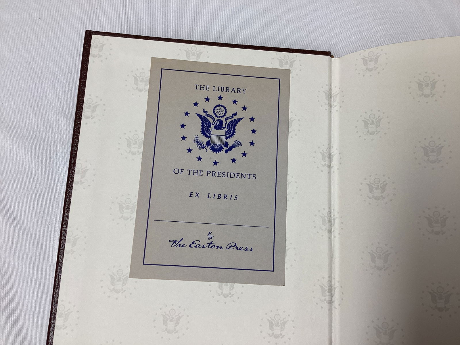 Four Easton Press Library of the Presidents Leather Bound Books - 4