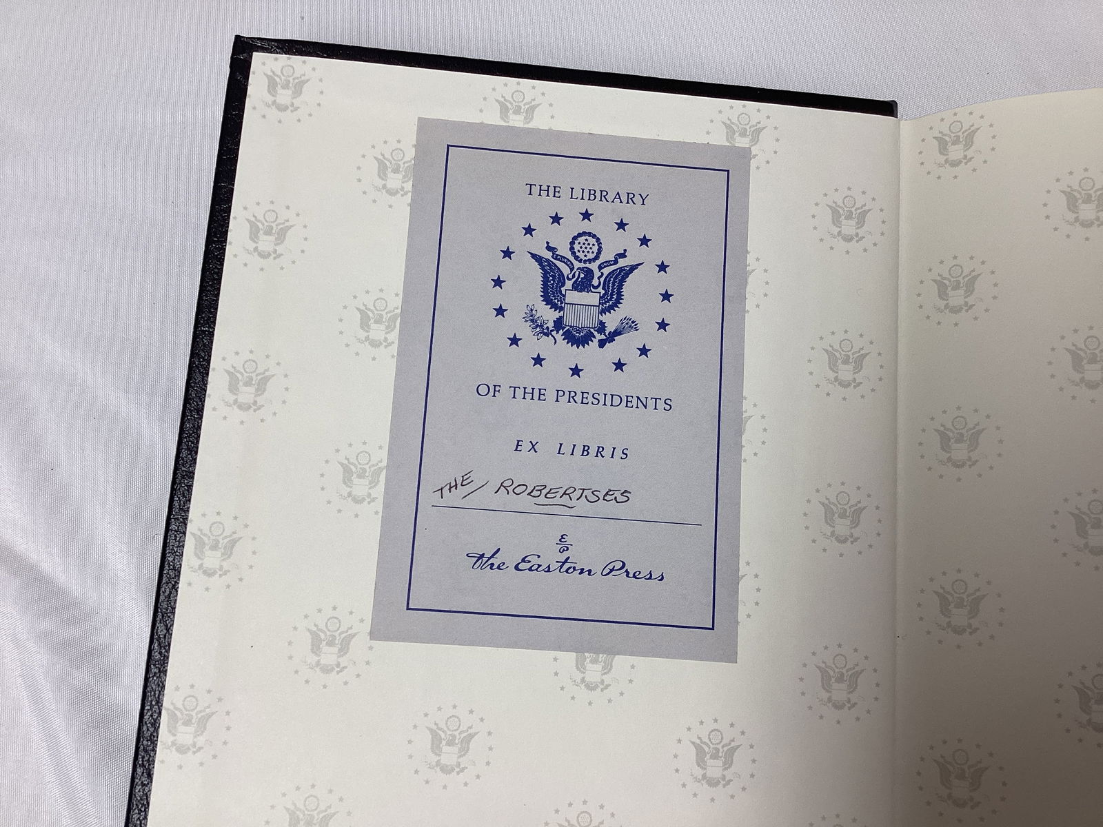 Five Easton Press Library of the Presidents Leather Bound Books - 4