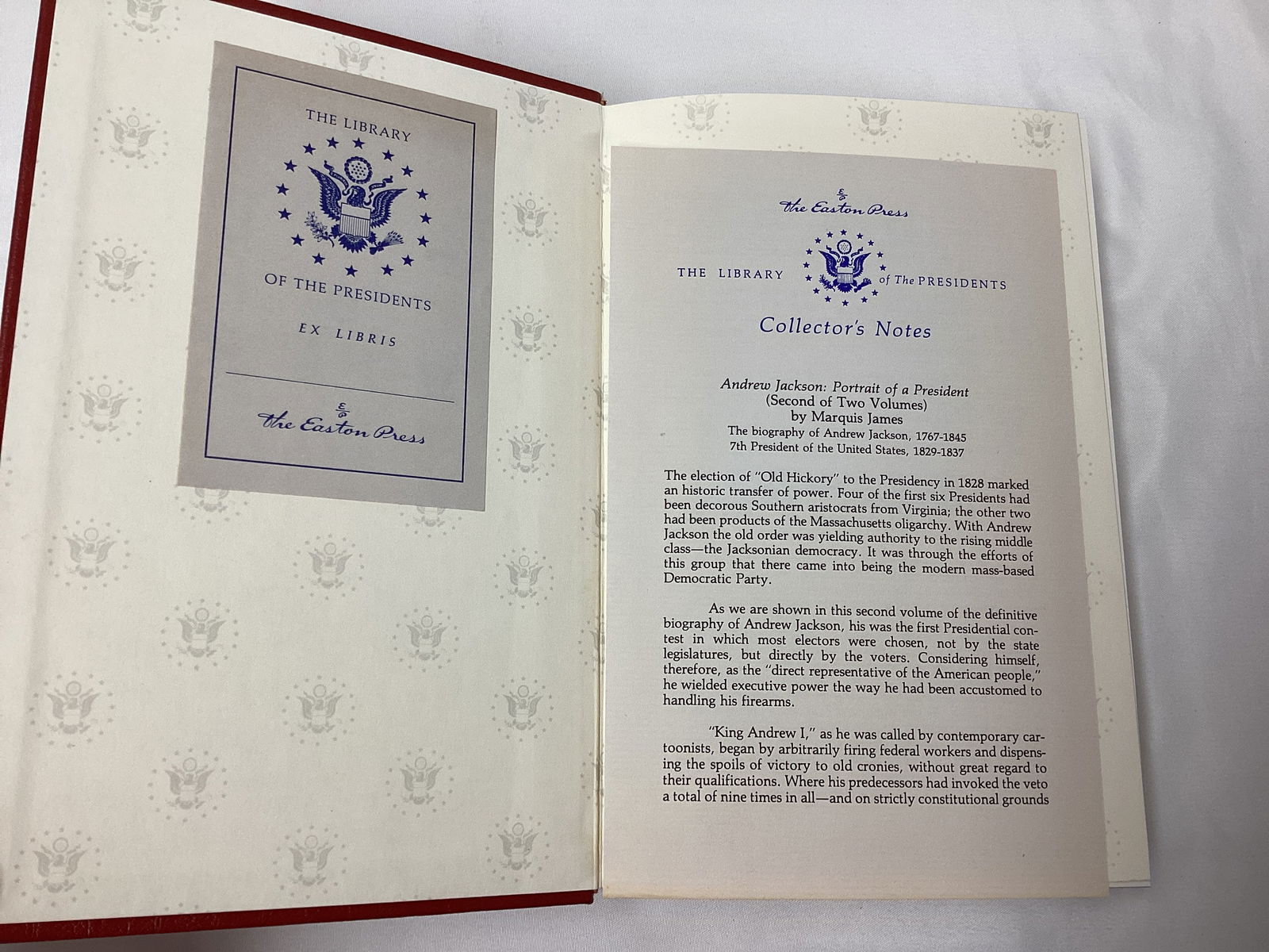 Four Easton Press Library of the Presidents Leather Bound Books - 16