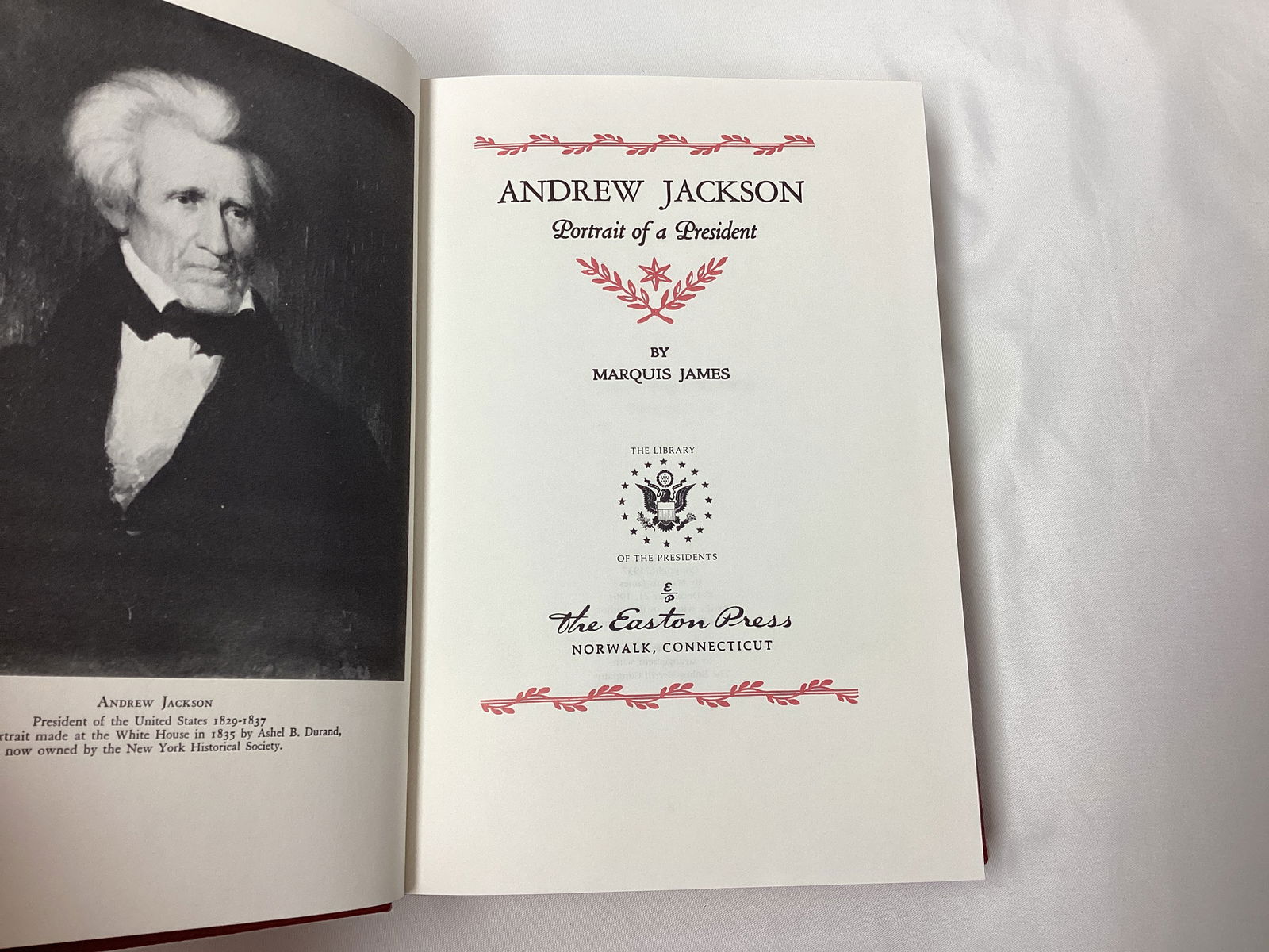 Four Easton Press Library of the Presidents Leather Bound Books - 17