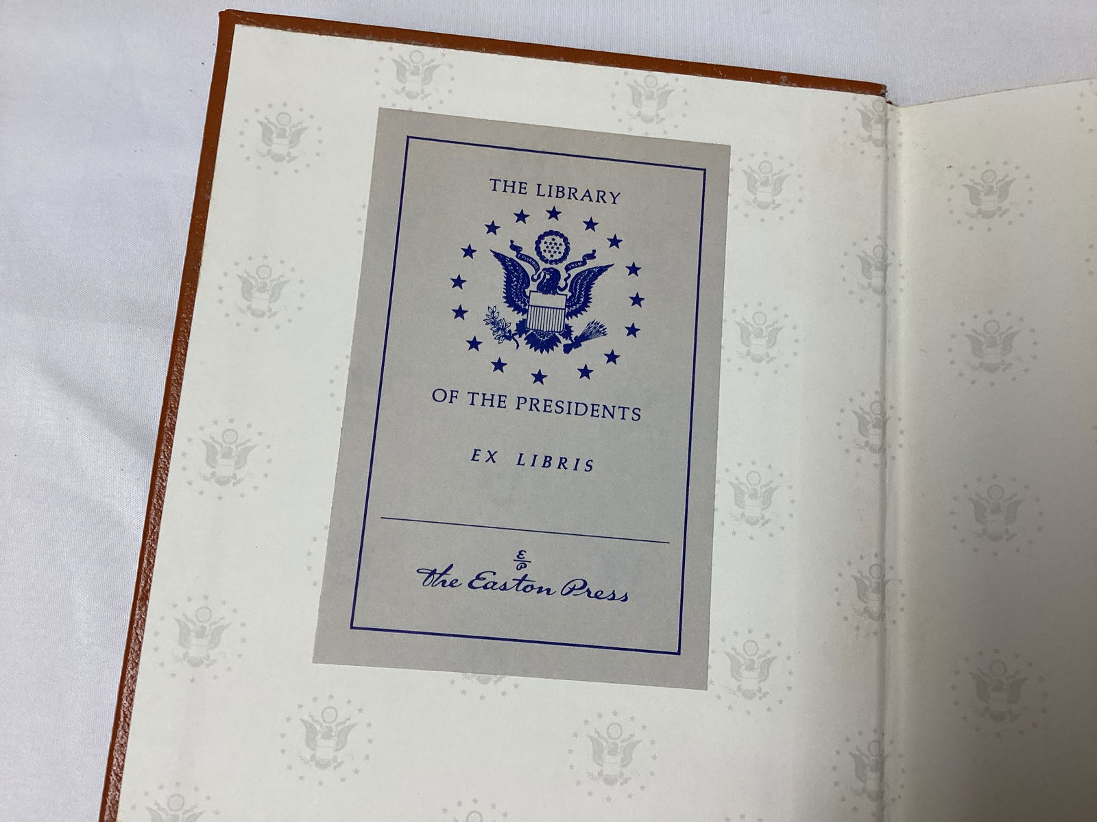 Four Easton Press Library of the Presidents Leather Bound Books - 4